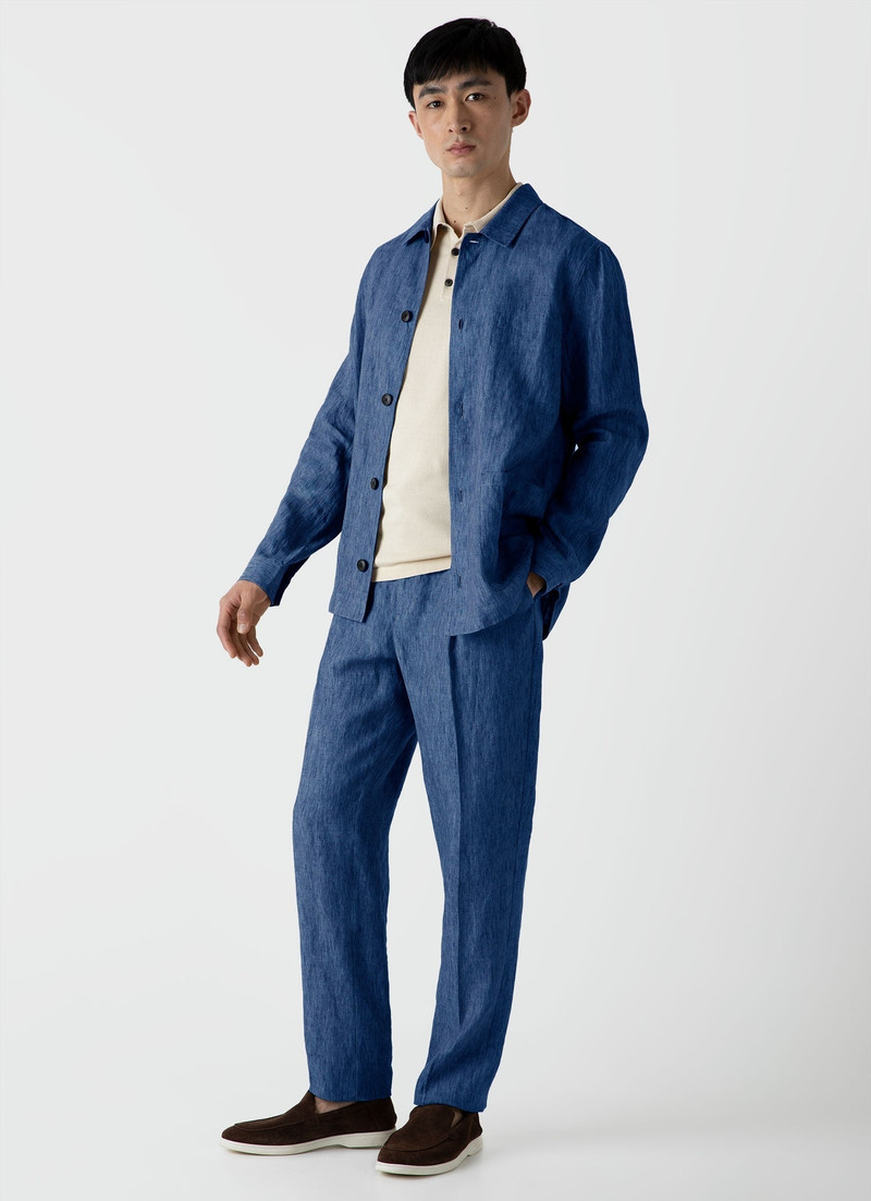 Sunspel Linen Twin Pocket Jacket outlook