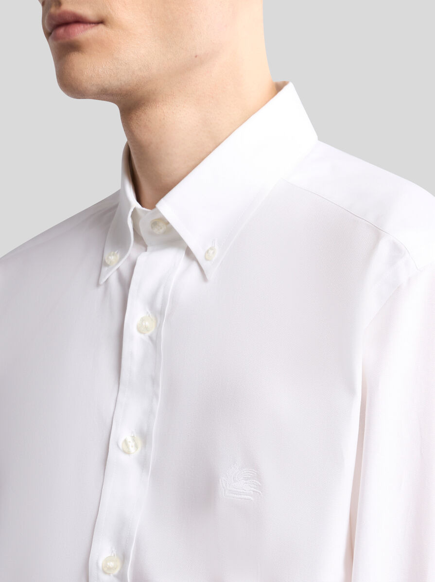 BUTTON-DOWN SHIRT WITH LOGO - 3