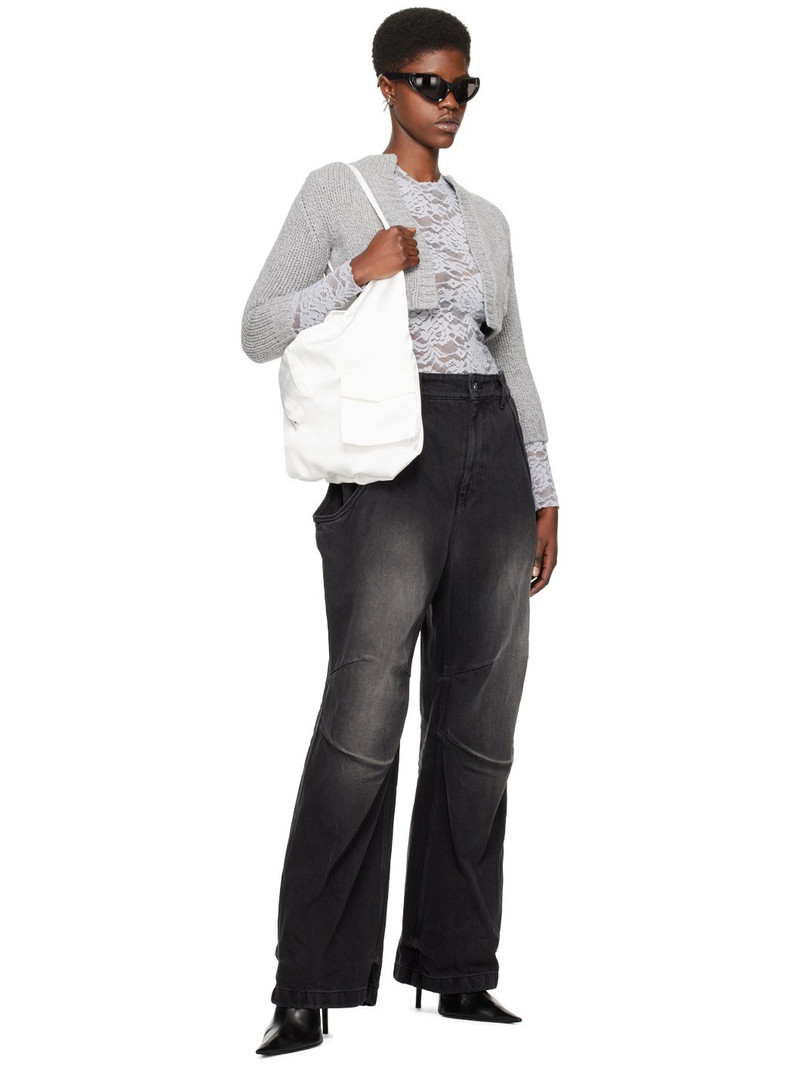 We11done Gray Patch Pocket Cardigan outlook