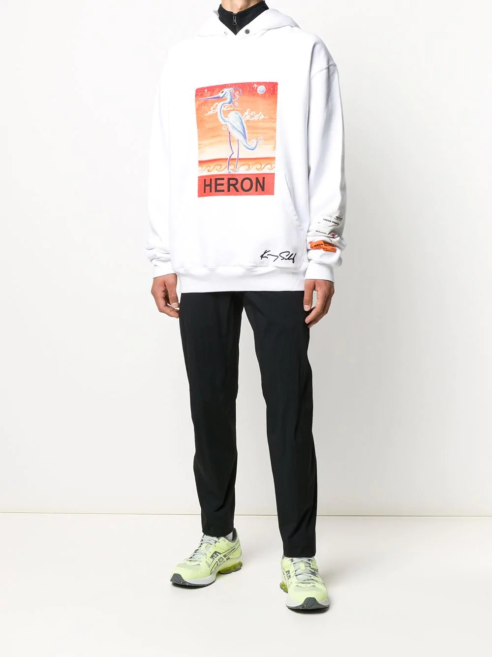 Heron hooded sweatshirt - 2