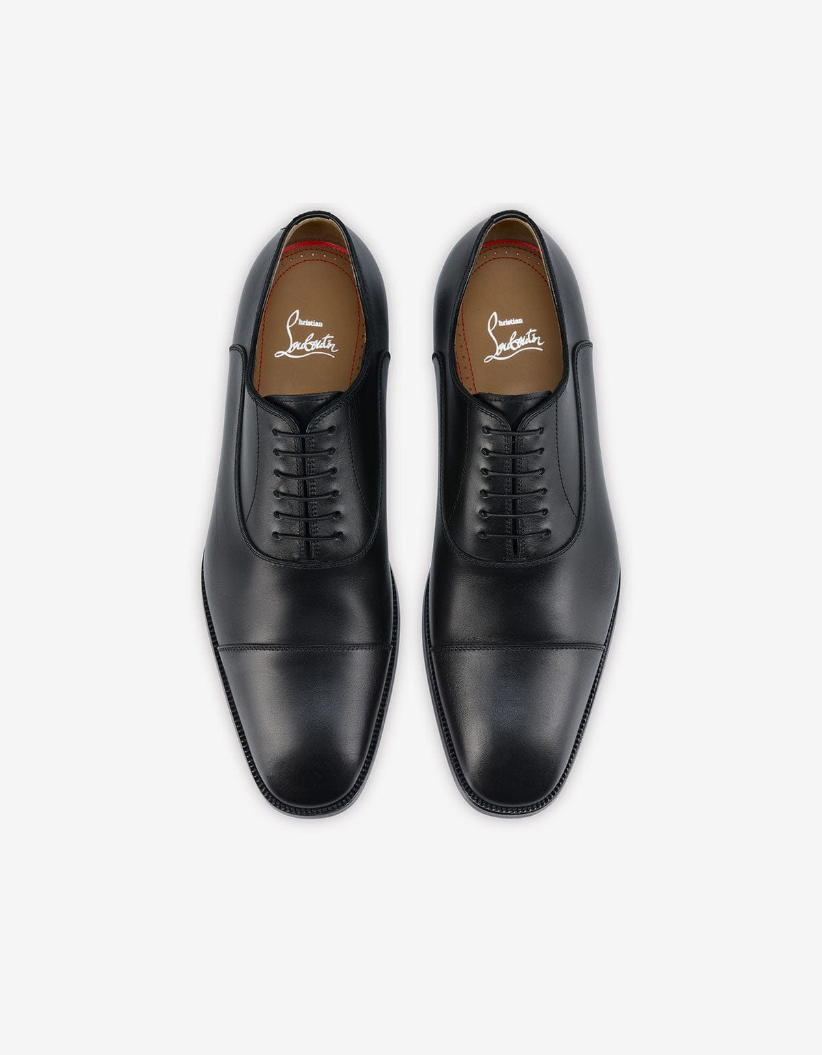 Christian Louboutin Greggory Flat Black Oxford Shoes - 4