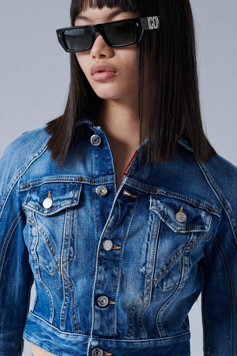 ICON MEDIUM WASH DENIM JACKET - 3