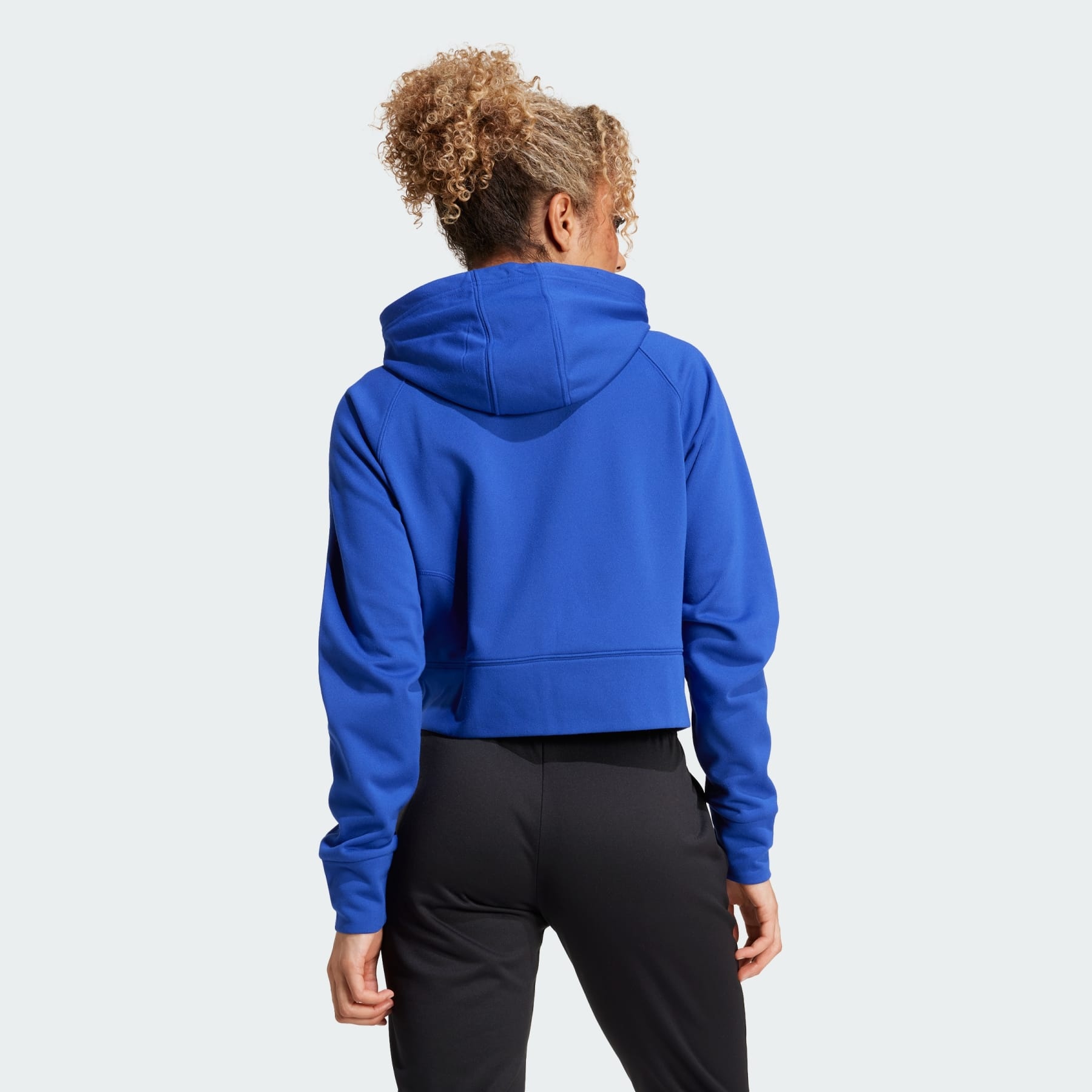 【Adidas】AEROREADY GameGo Full-Zip Hooded Fleece Jacket adidas Women's Aeroready Game and Go Full-Zip Fleece Hoodie