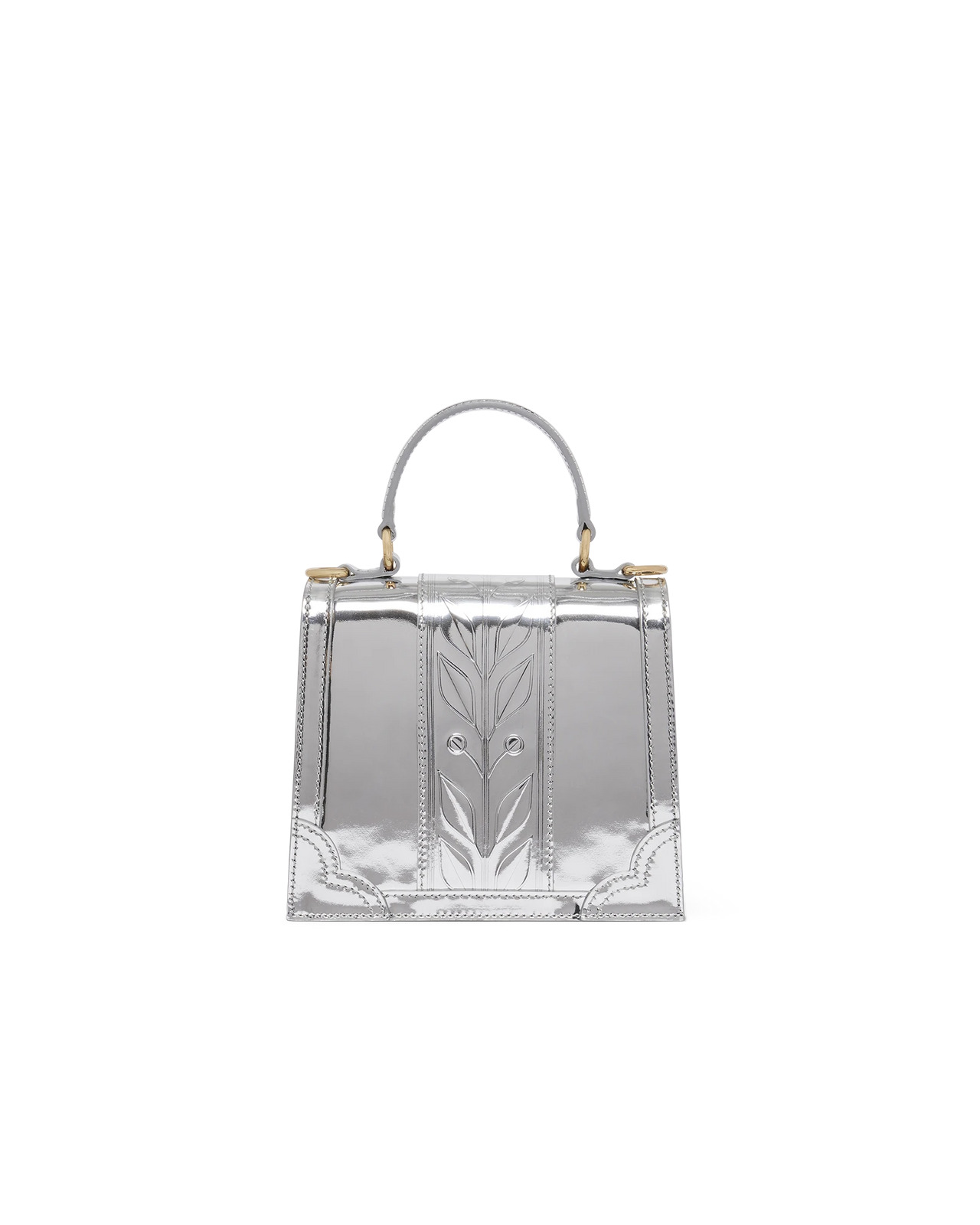 Silver Mini Jeanne Bag - 3