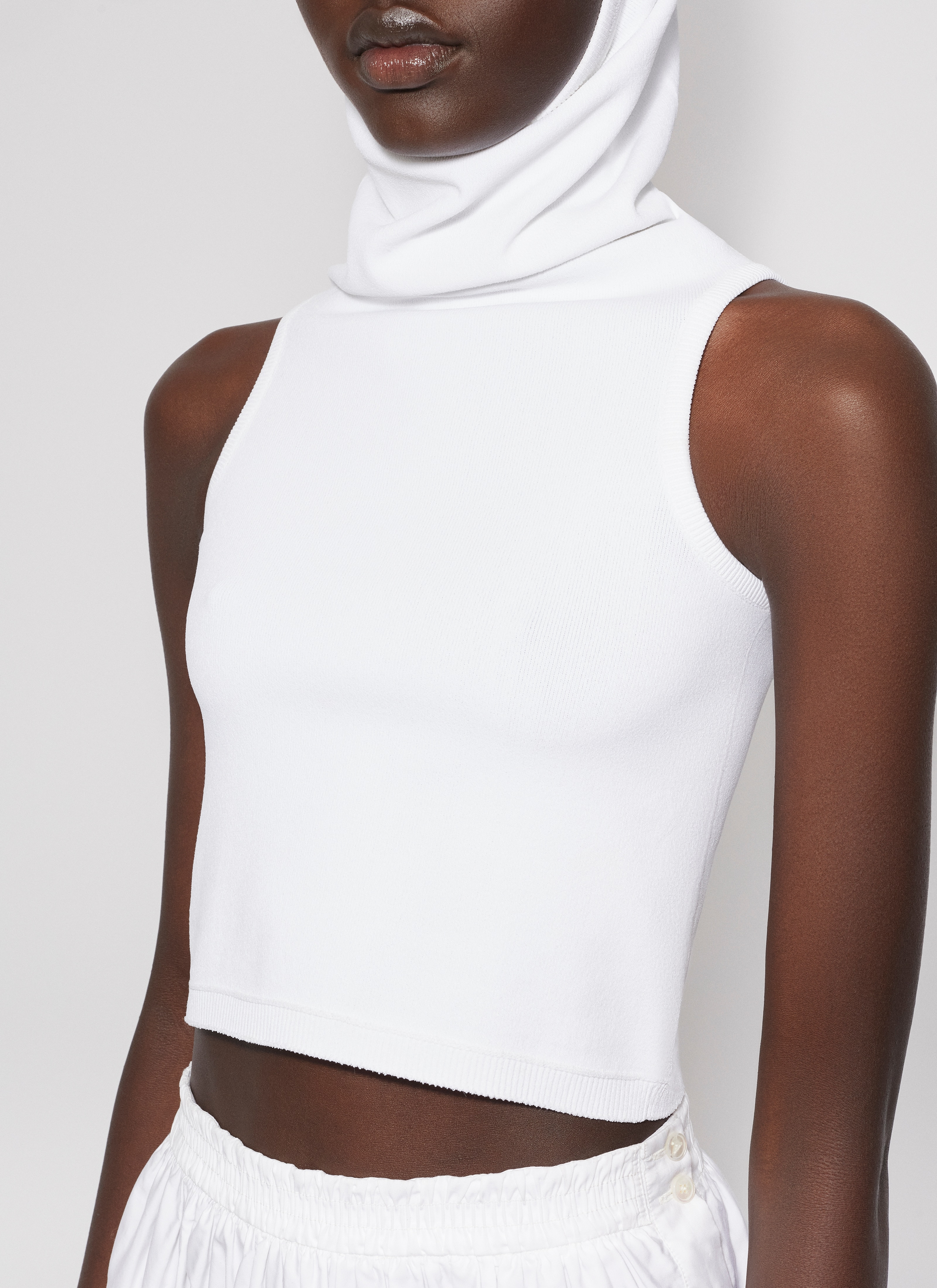 CROP HOODED TOP - 6