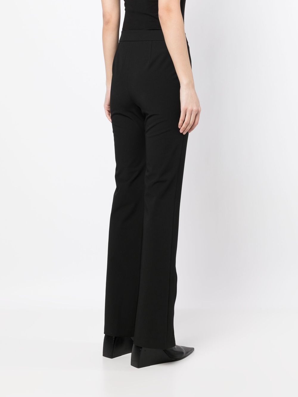 zipped-ankle tailored trousers - 4