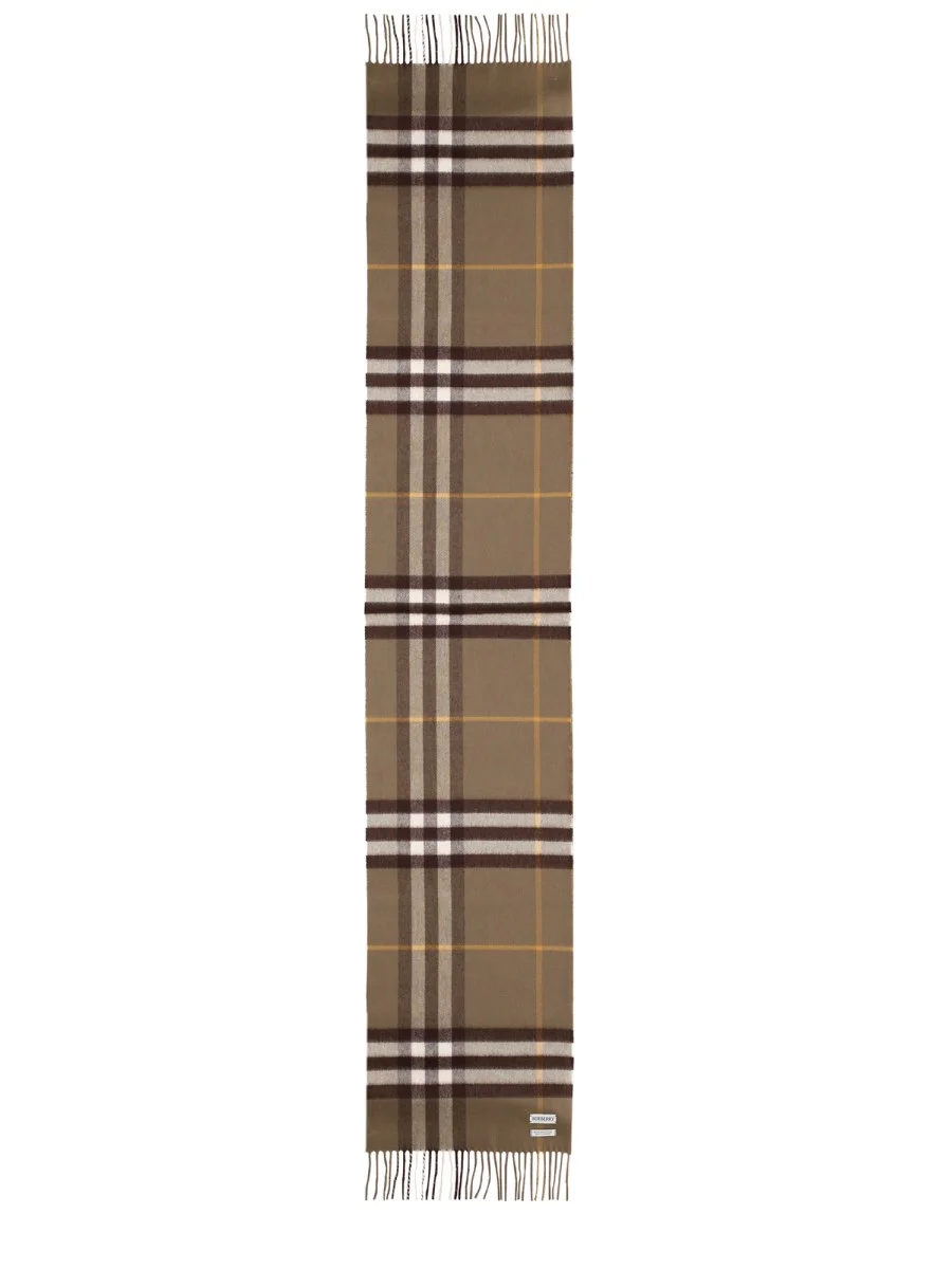 CASHMERE CHECK SCARF - 1