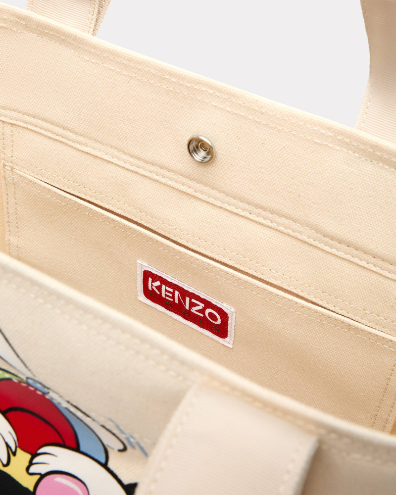 'KENZO Cartoon' large tote bag in canvas 4