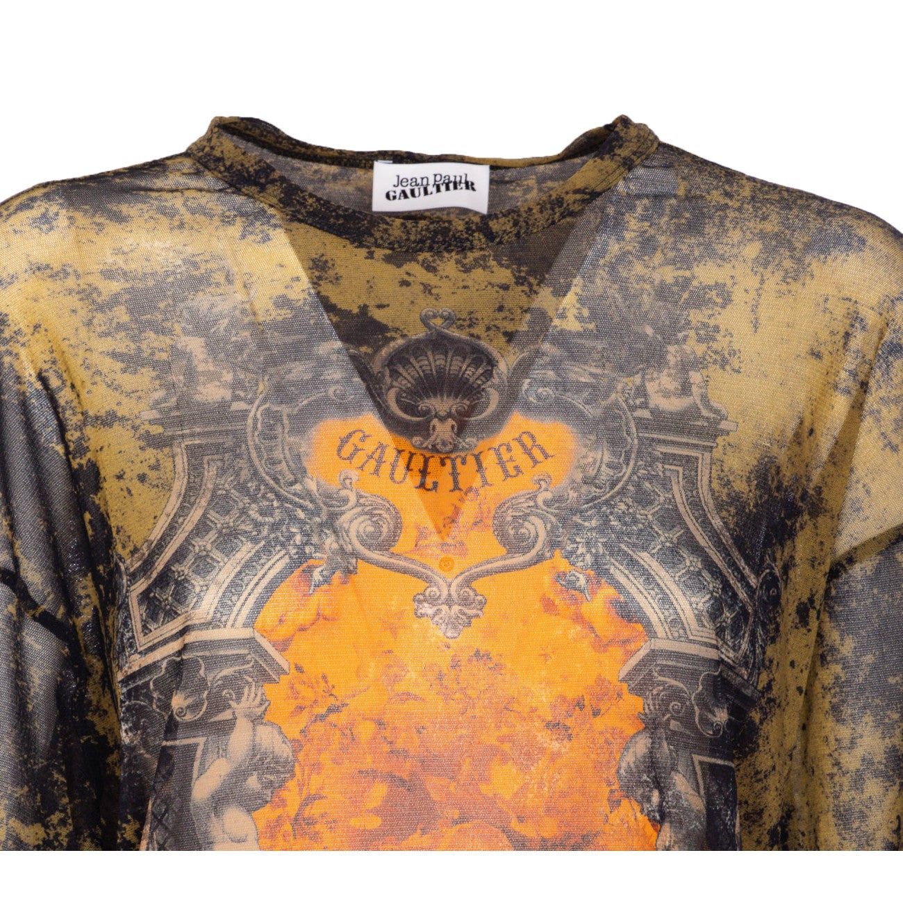 Jean Paul Gaultier Women The Medaillon Print Long Sleeves Top - 4