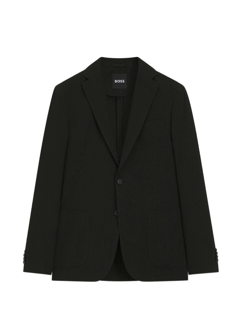 single-breasted notched-lapel blazer 1