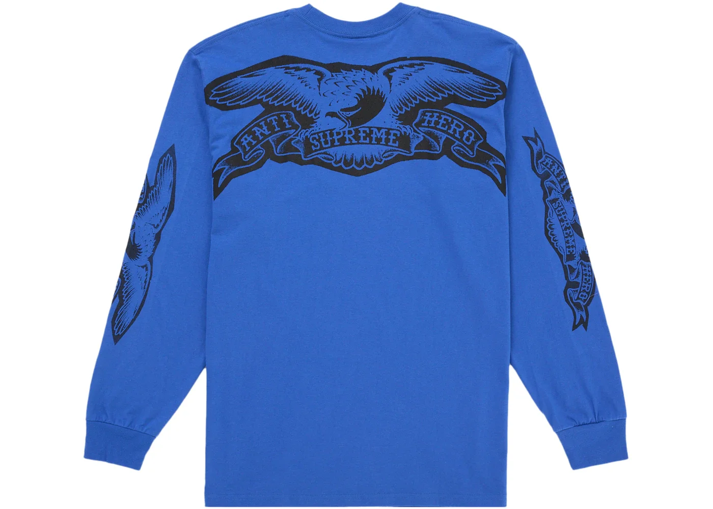 Supreme ANTIHERO Eagle L/S Tee Blue - 1