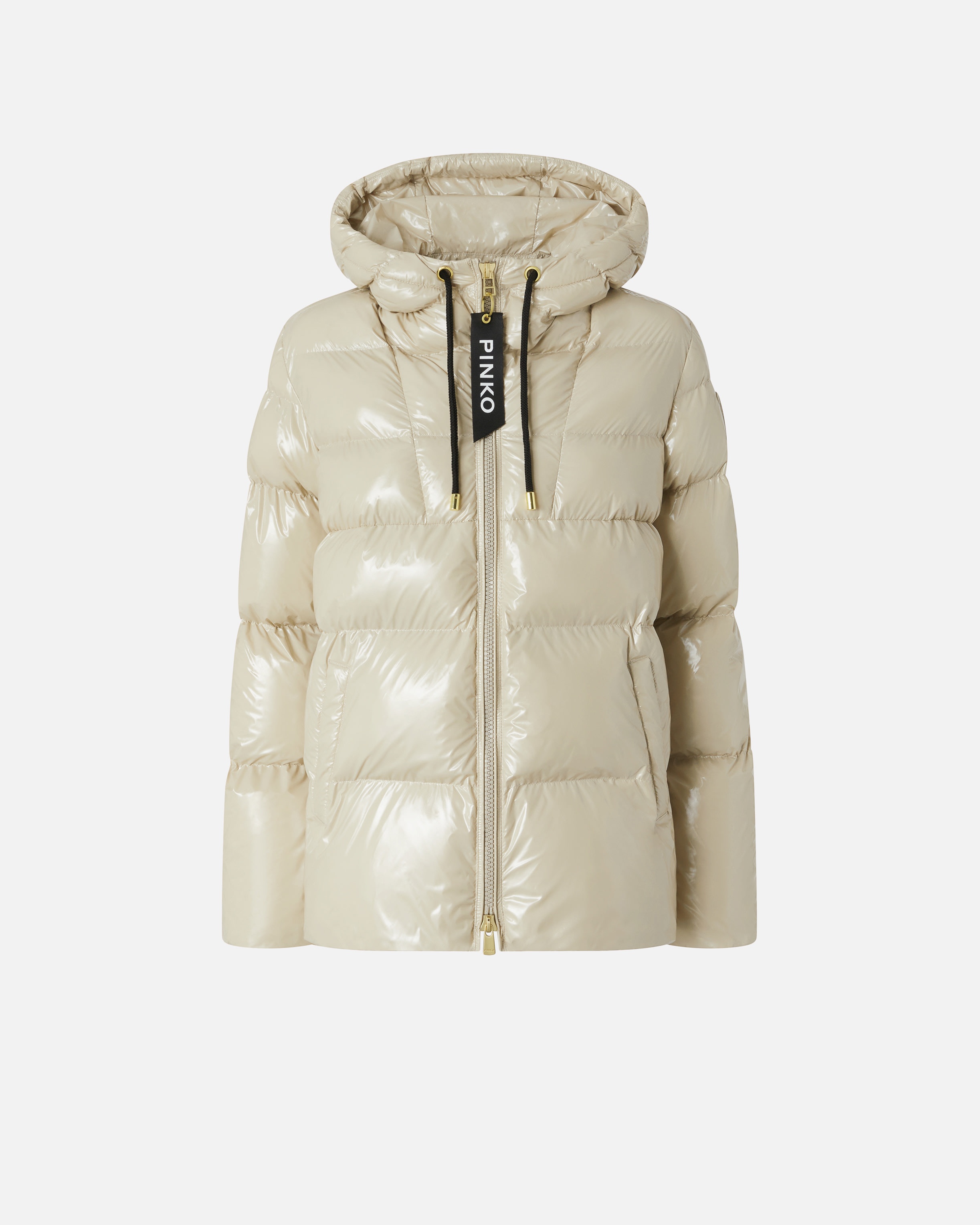 CRYSTAL NYLON PEA JACKET - 1