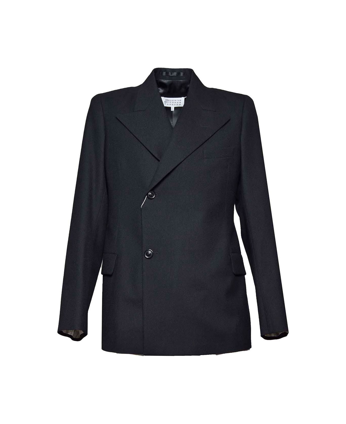 Barathea Single-breasted Suit Jacket - 1