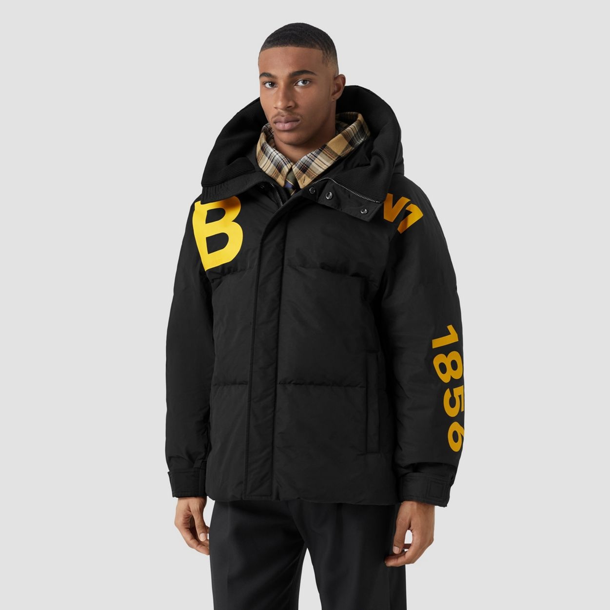 Burberry Horseferry Print Nylon Hooded Puffer Jacket REVERSIBLE