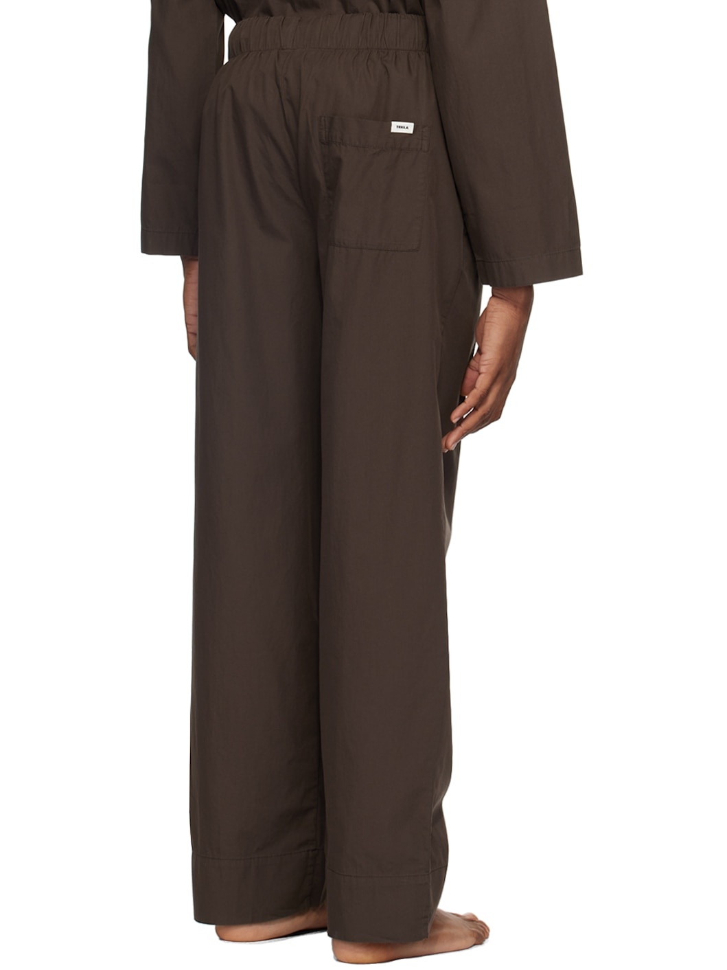 Brown Drawstring Pyjama Pants - 3