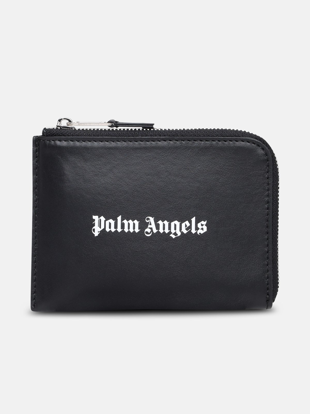 BLACK LEATHER CARDHOLDER - 1