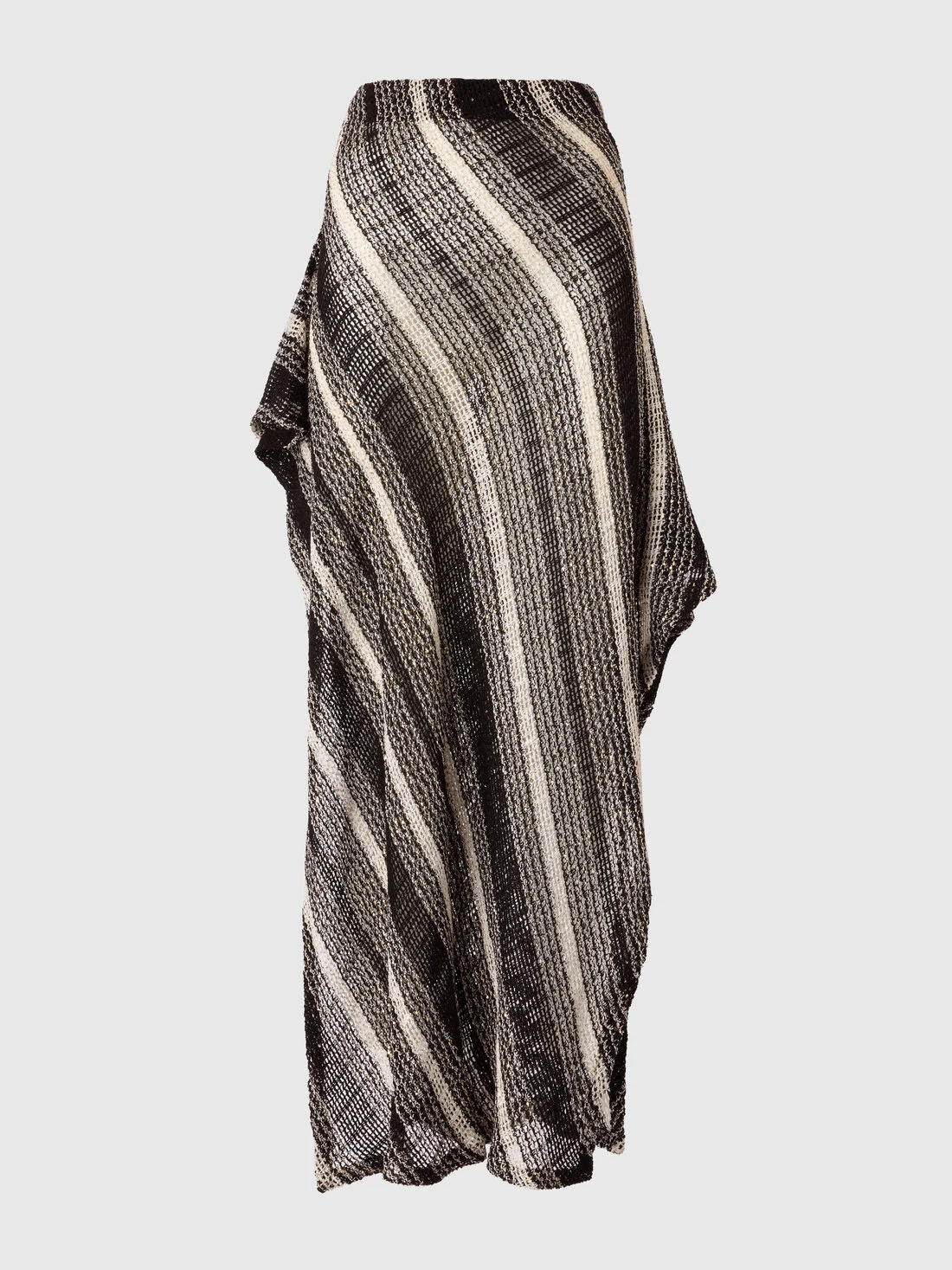 Long mesh skirt with sequin application - 1