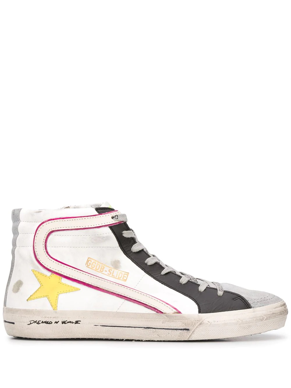 Slide high-top sneakers - 1