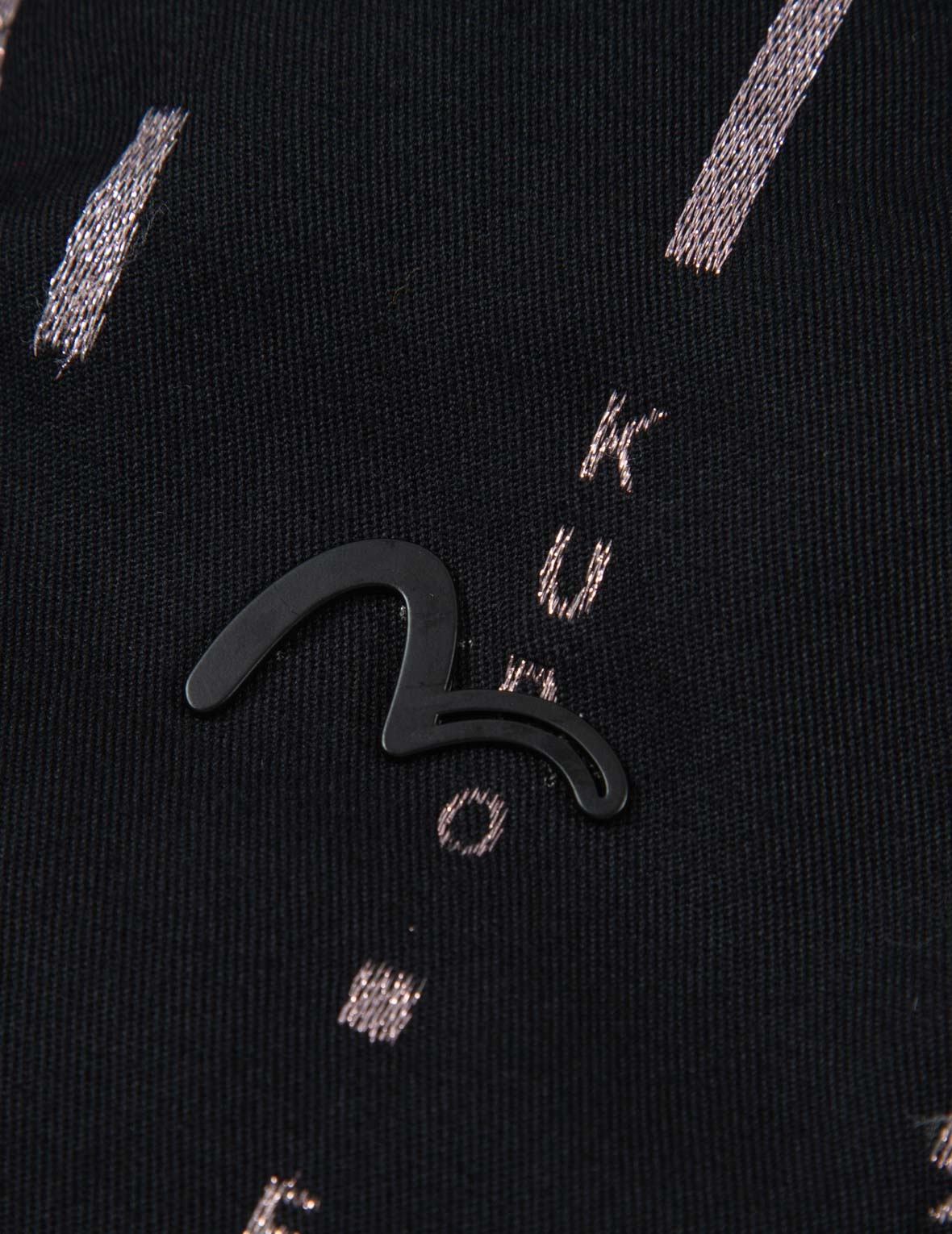 Monogram Metallic Logo Print Down Jacket - 7