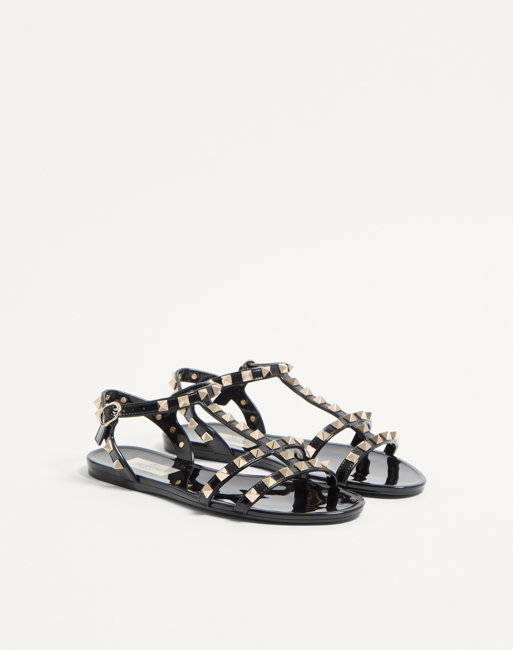 ROCKSTUD FLAT RUBBER SANDAL - 3
