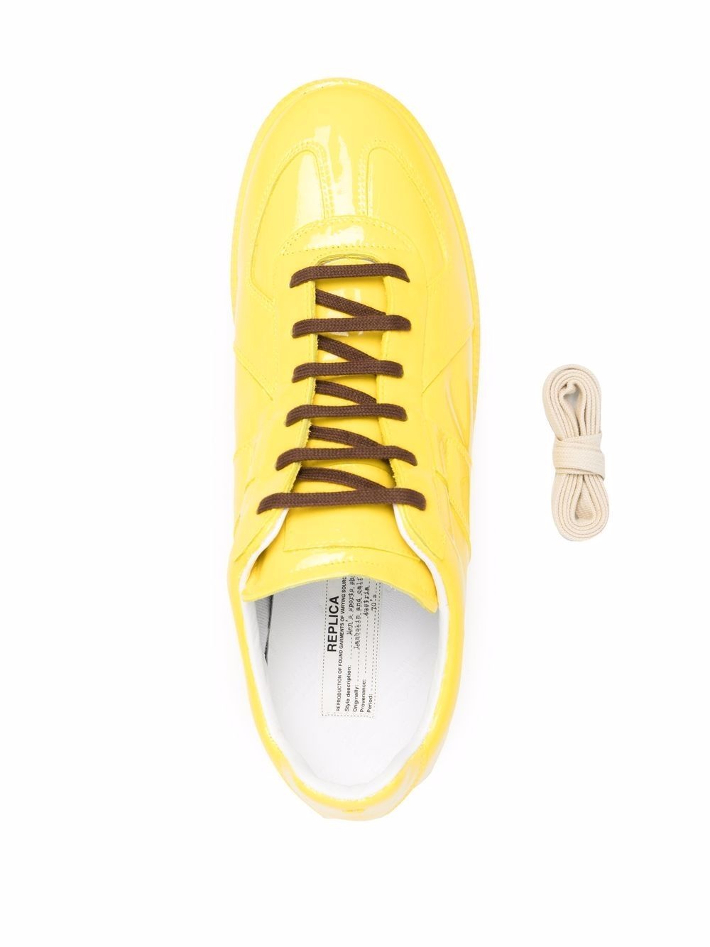 Replica high-shine sneakers - 4