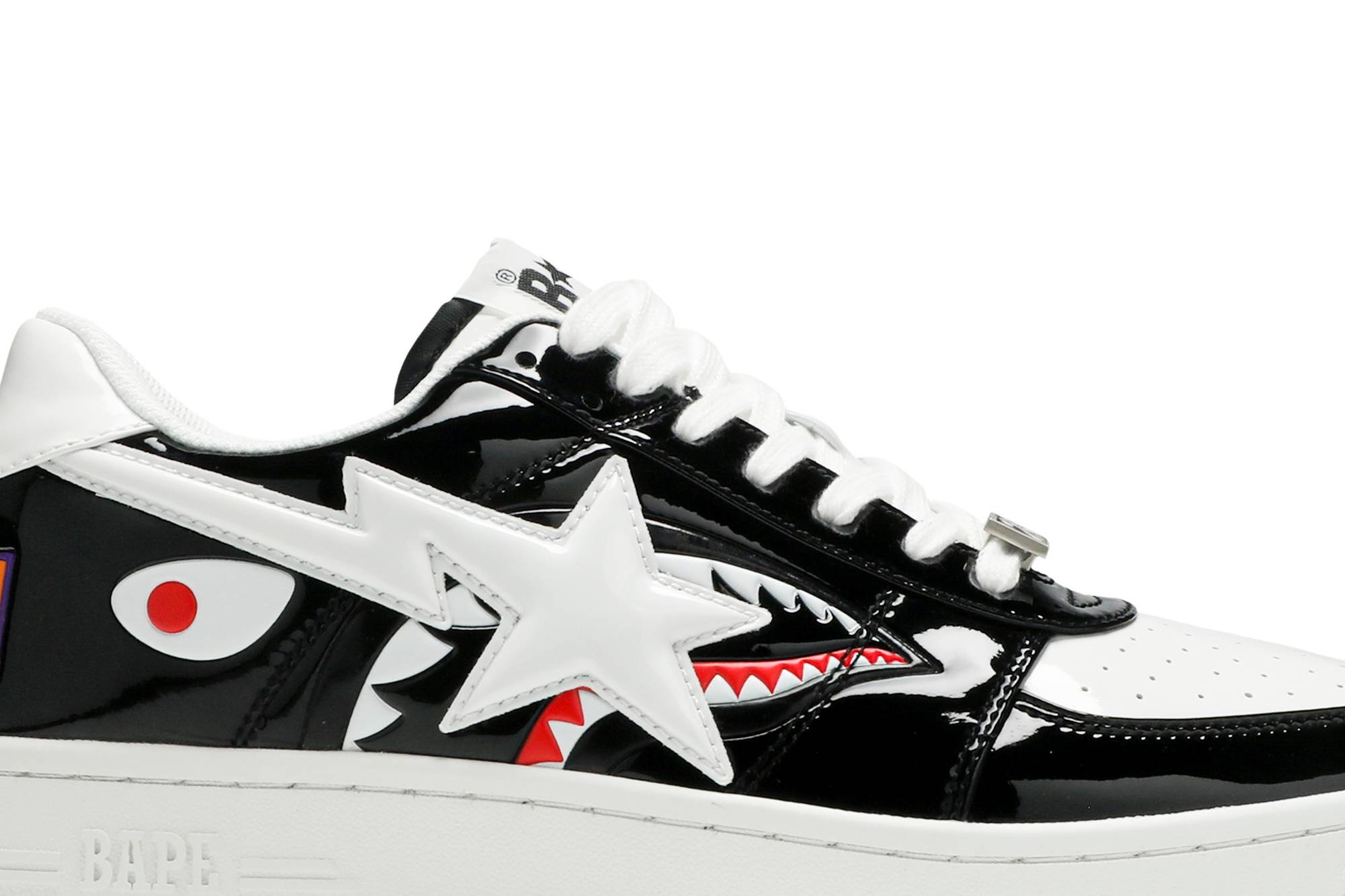 Bapesta Low M1 'Shark Face - Black' - 2