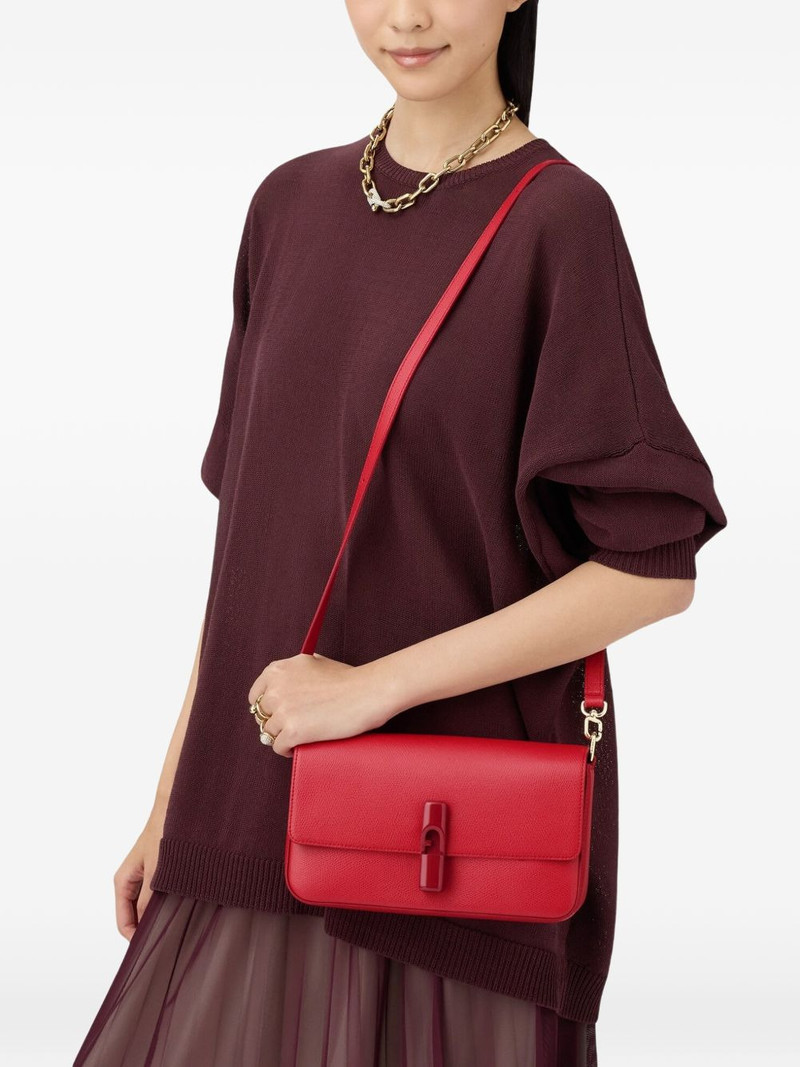 FURLA small Iride leather crossbody bag outlook