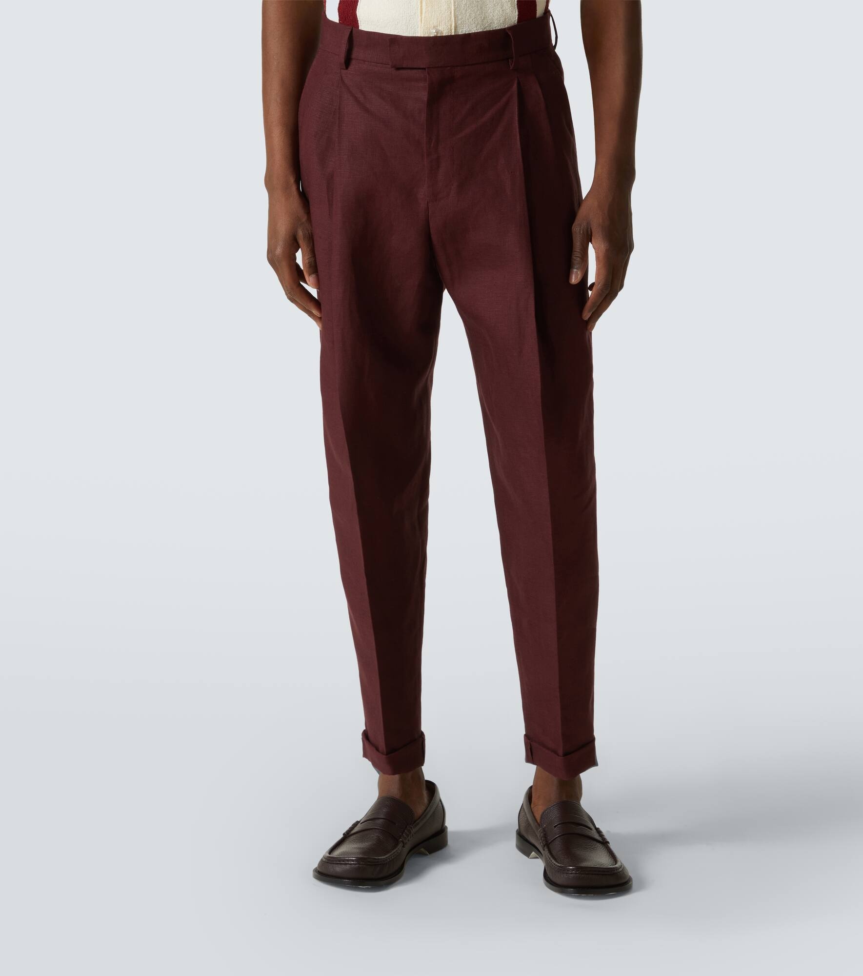 Linen suit pants - 3
