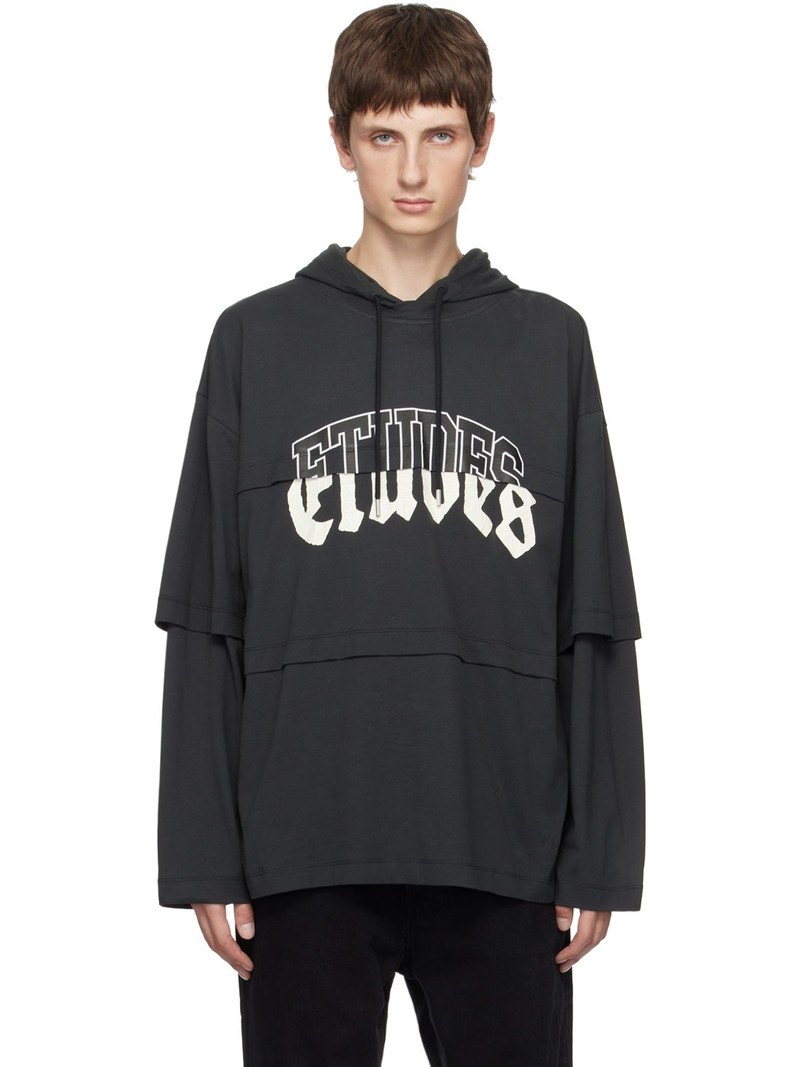 Pave layered organic cotton hoodie - 1