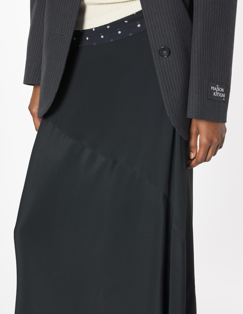 LONG SLIP SKIRT - 4