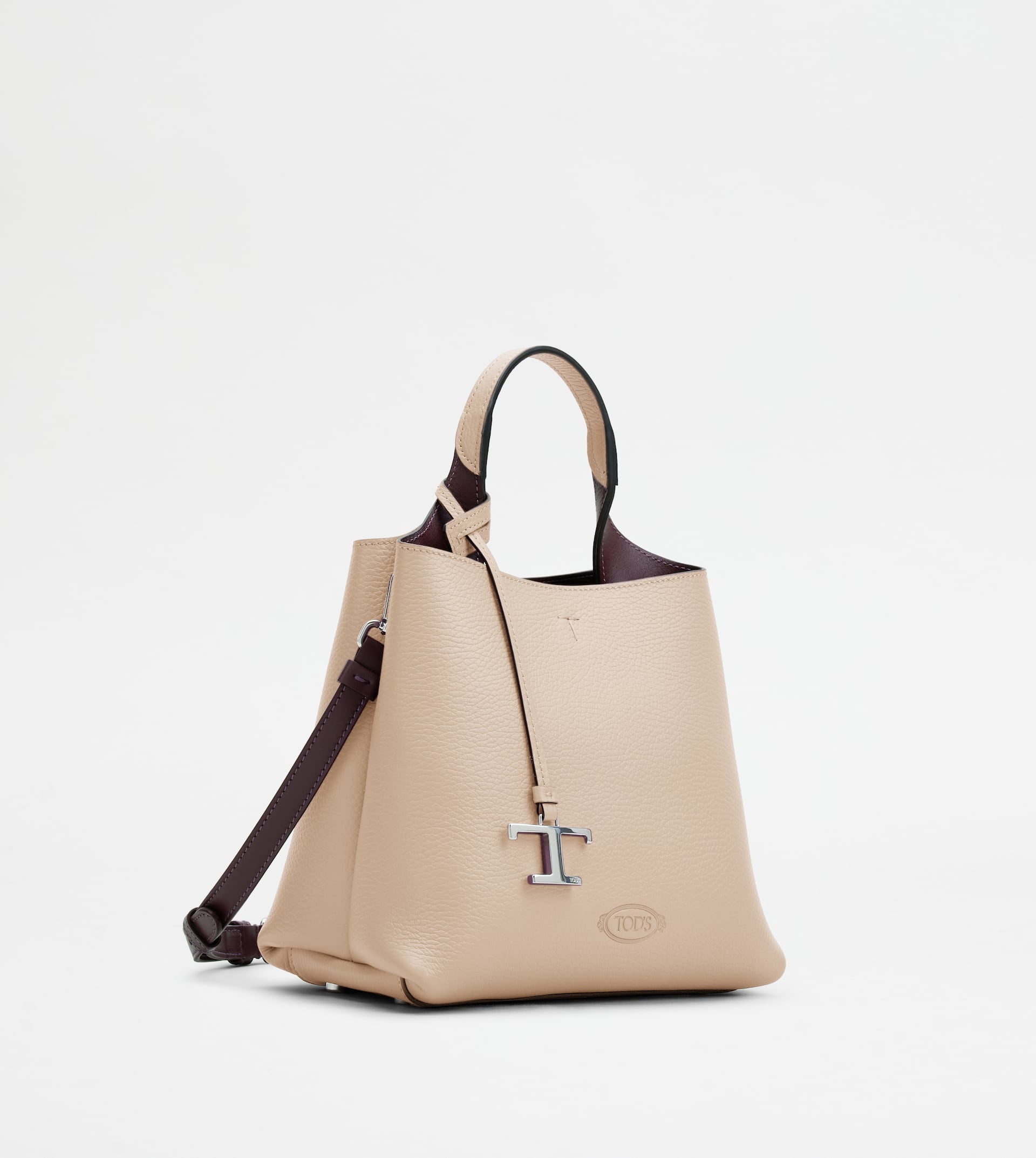 TOD'S BAG IN LEATHER MINI - OFF WHITE - 2