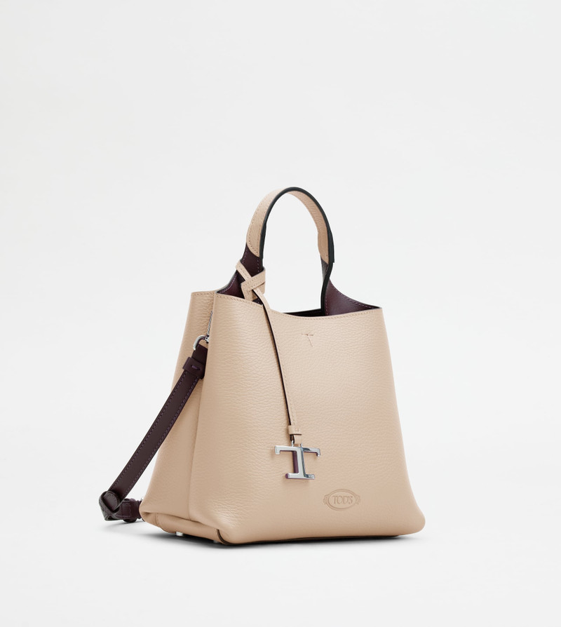 Tod's TOD'S BAG IN LEATHER MINI - OFF WHITE outlook