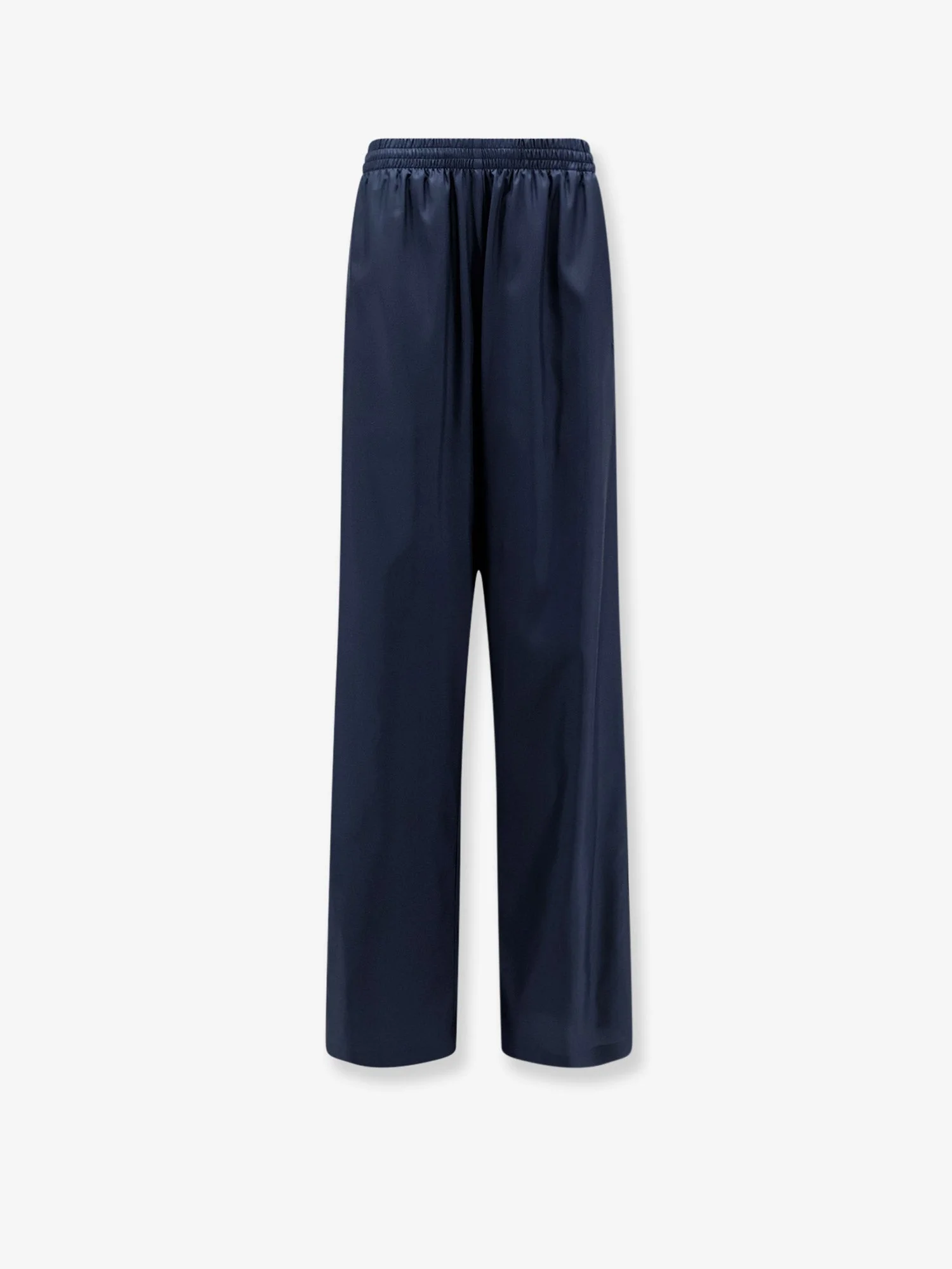 Technical Silk Poplin Trousers With Web Ribbon - 1