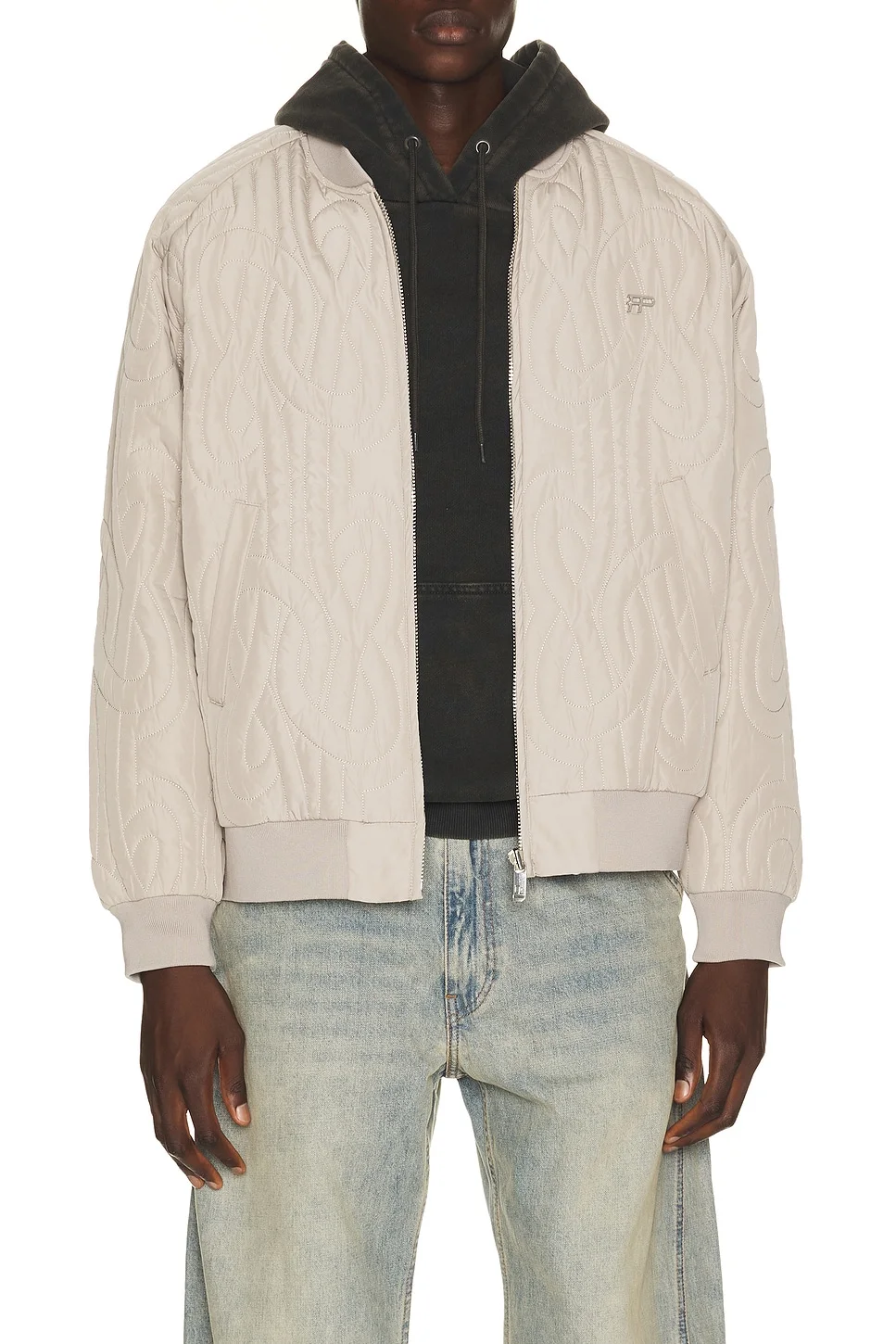Quilted Bomber Jacket - 1