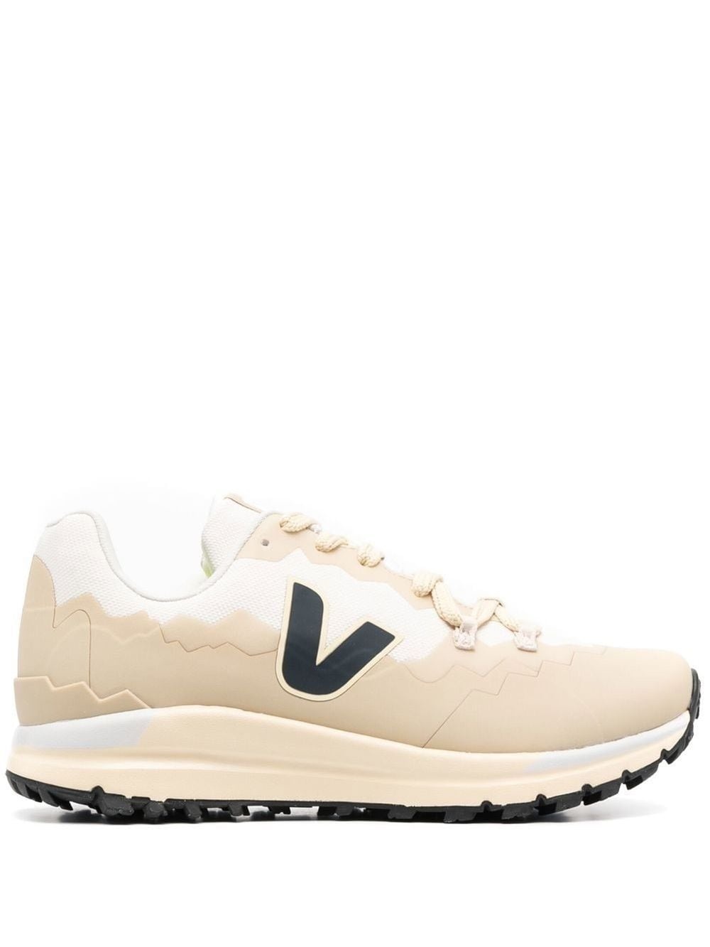 mountain-panelled low-top sneakers - 1