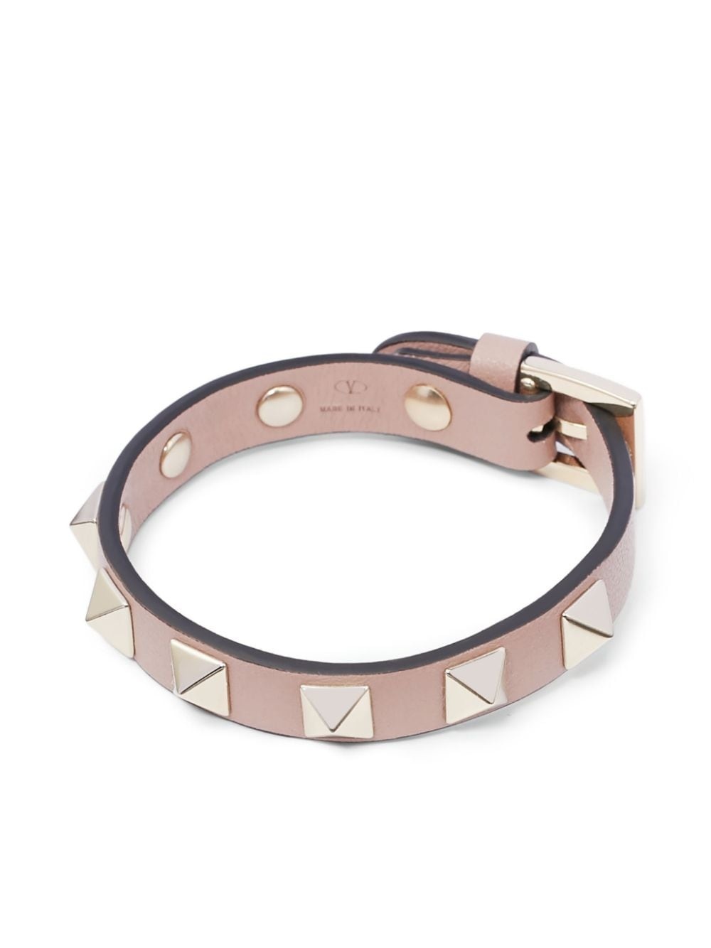 pink Rockstud leather bracelet - 3