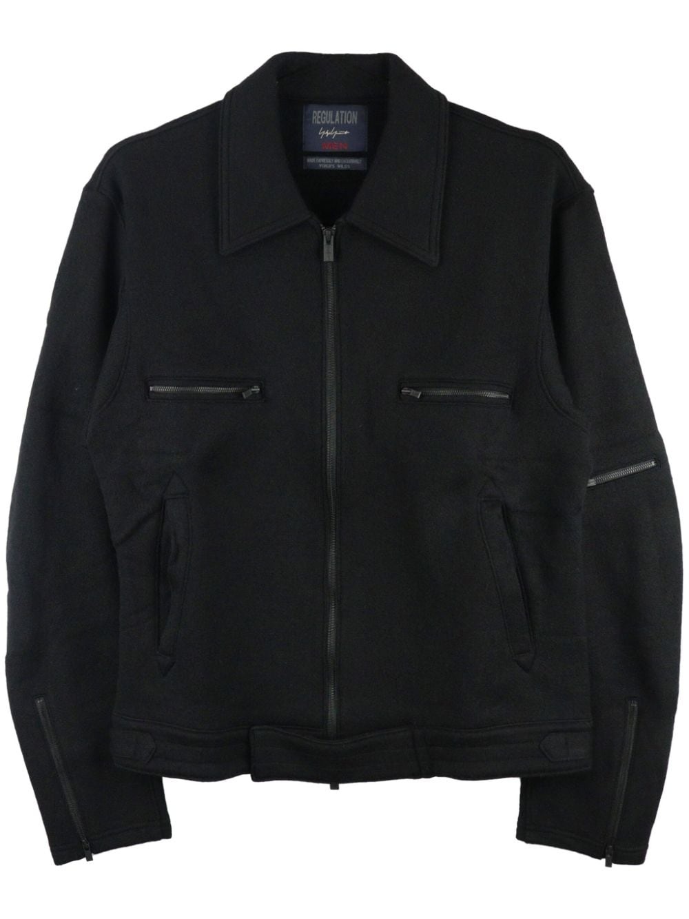 zipped biker jacket - 2
