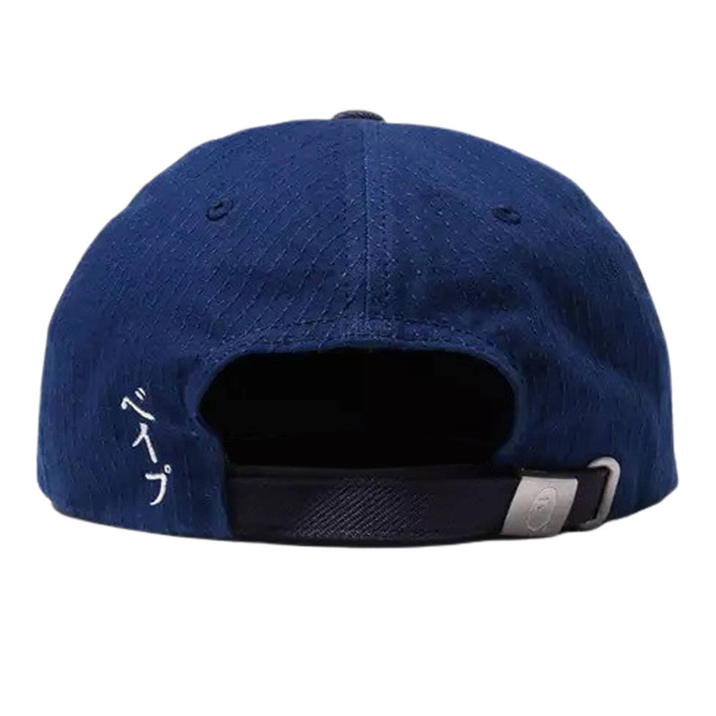 A BATHING APE® BAPE Japan Culture Panel Cap 'Indigo' outlook