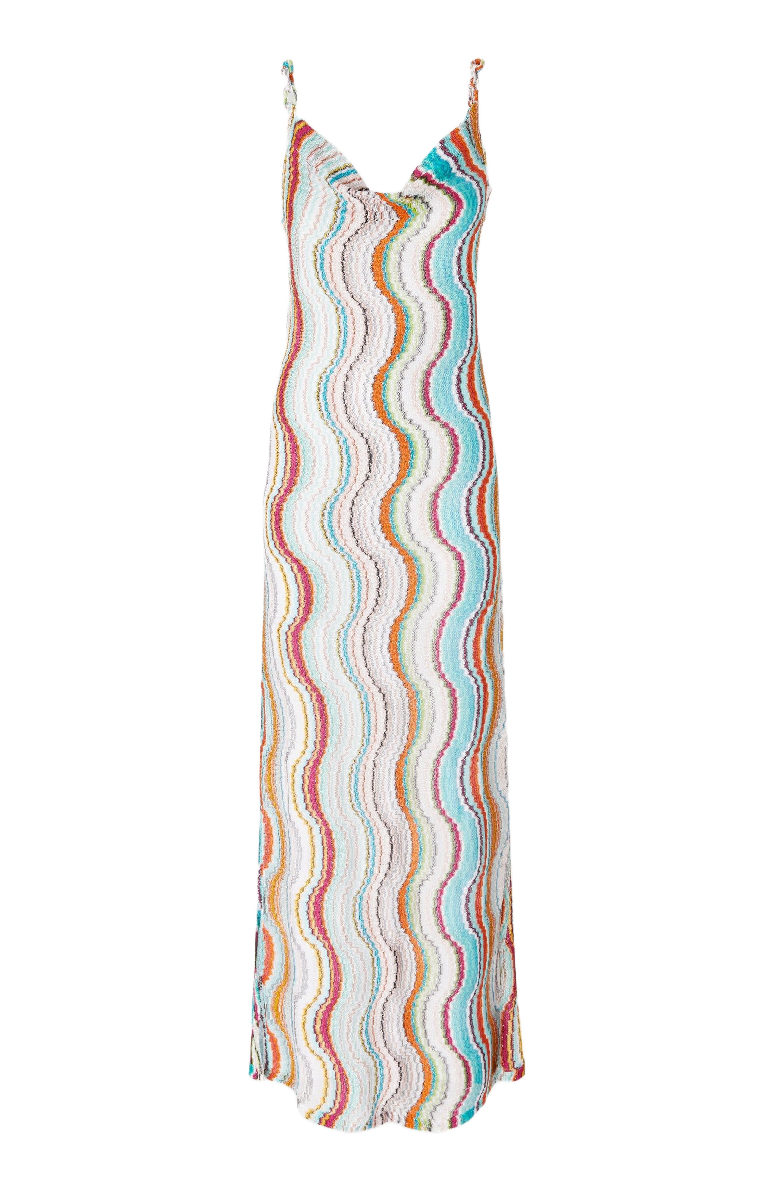 Missoni Long Cover-up Dress With Lamé Wave Motif in Multicoloured at Nordstrom - 2