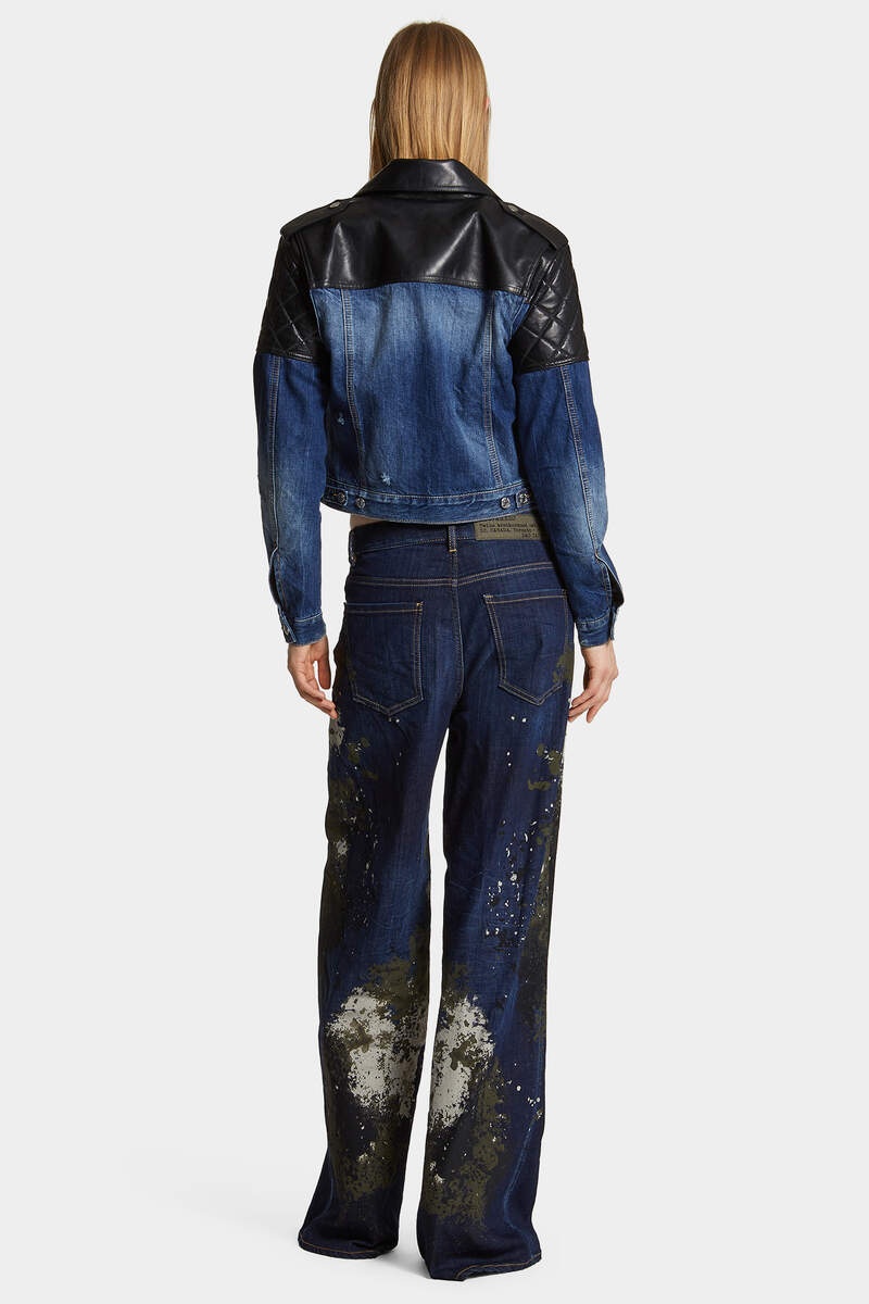 DARK URBAN CAMO WASH TRAVELLER JEANS - 4