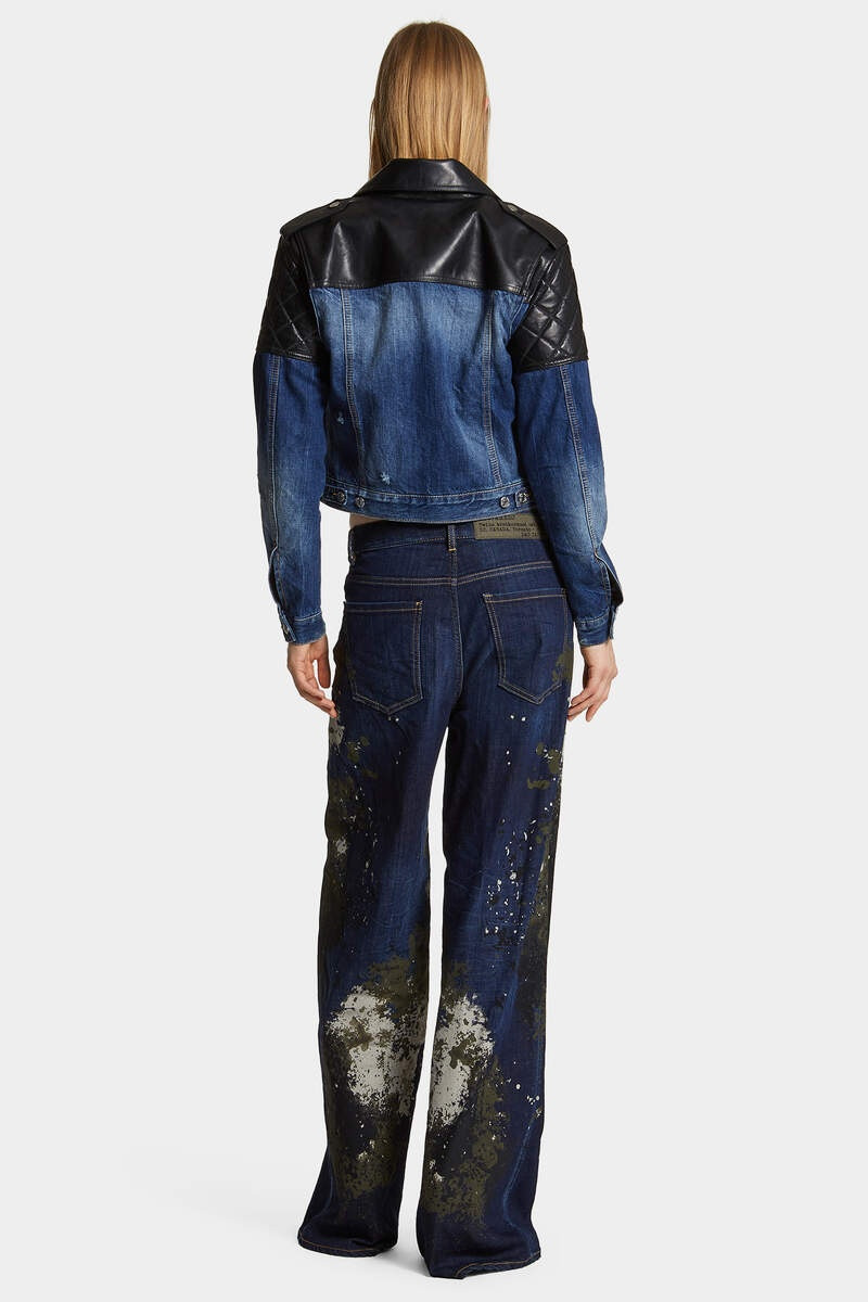 DARK URBAN CAMO WASH TRAVELLER JEANS 4