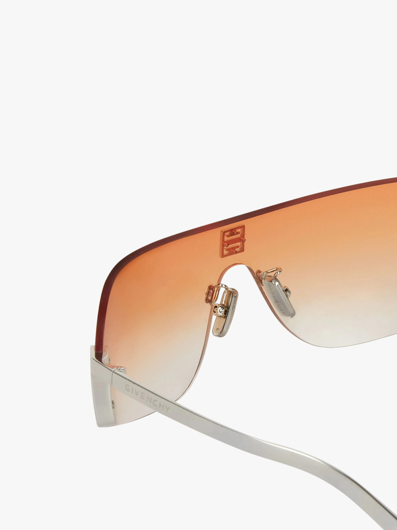 Givenchy 4G MASK UNISEX SUNGLASSES IN METAL outlook