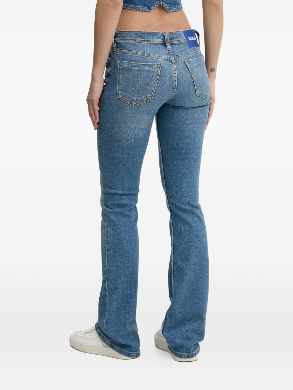 low-rise bootcut jeans - 2