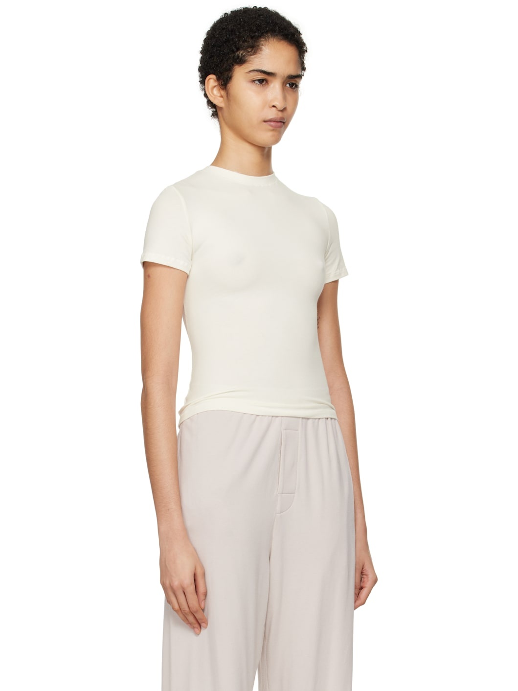 Off-White Cotton Jersey T-shirt - 2