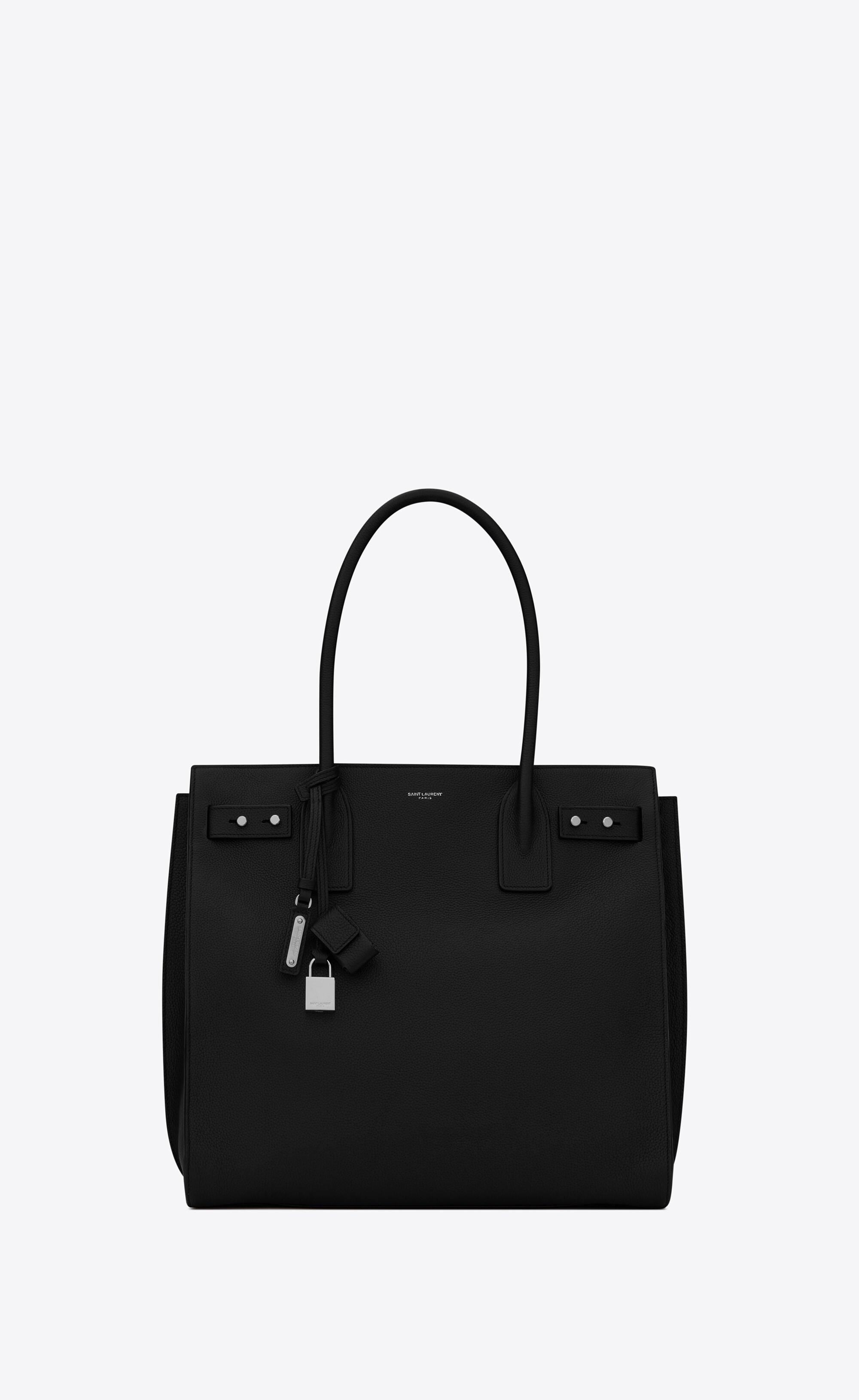 sac de jour north/south tote in grained leather - 1