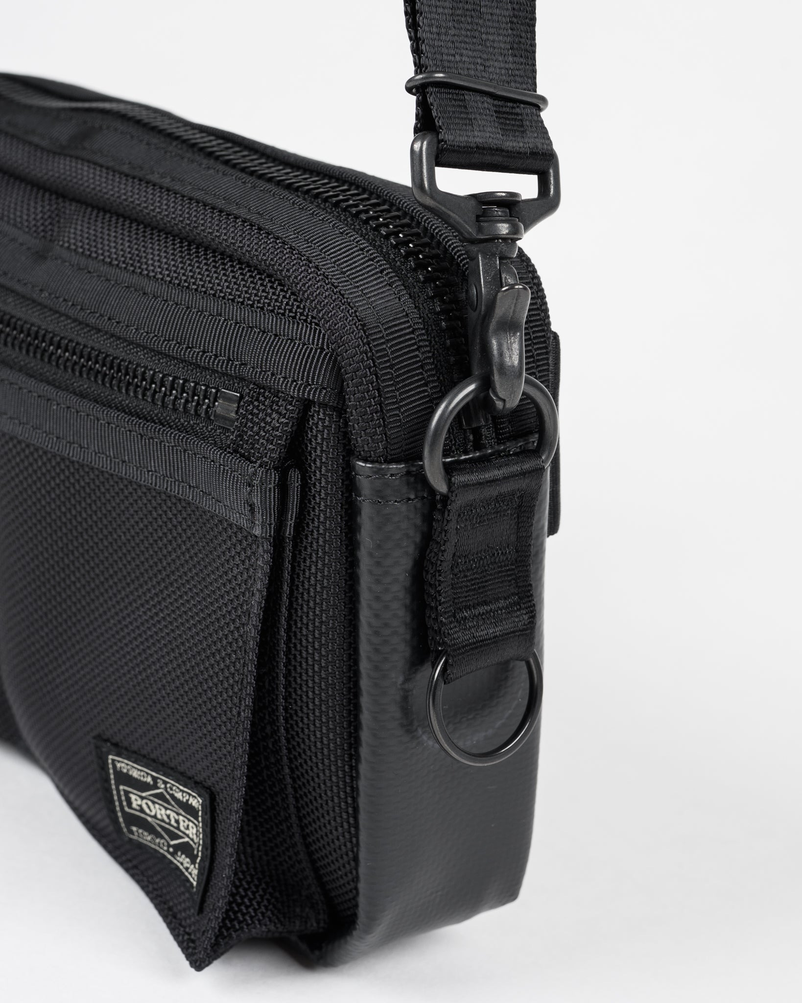 PORTER - YOSHIDA & CO. - HEAT SMALL SHOULDER BAG - BLACK - 8