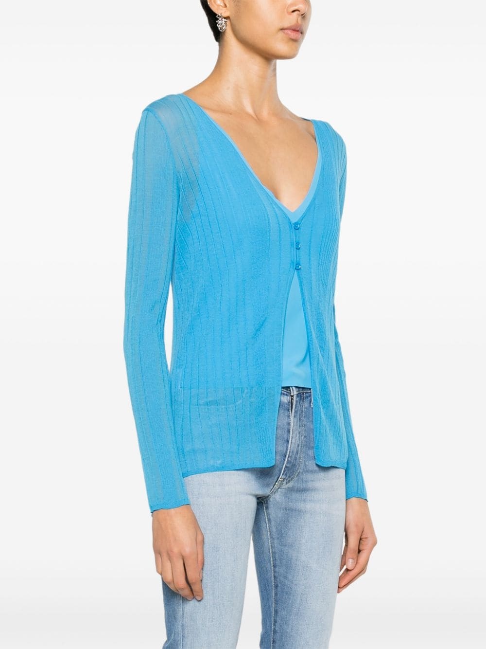 Legend semi-sheer cardigan - 3