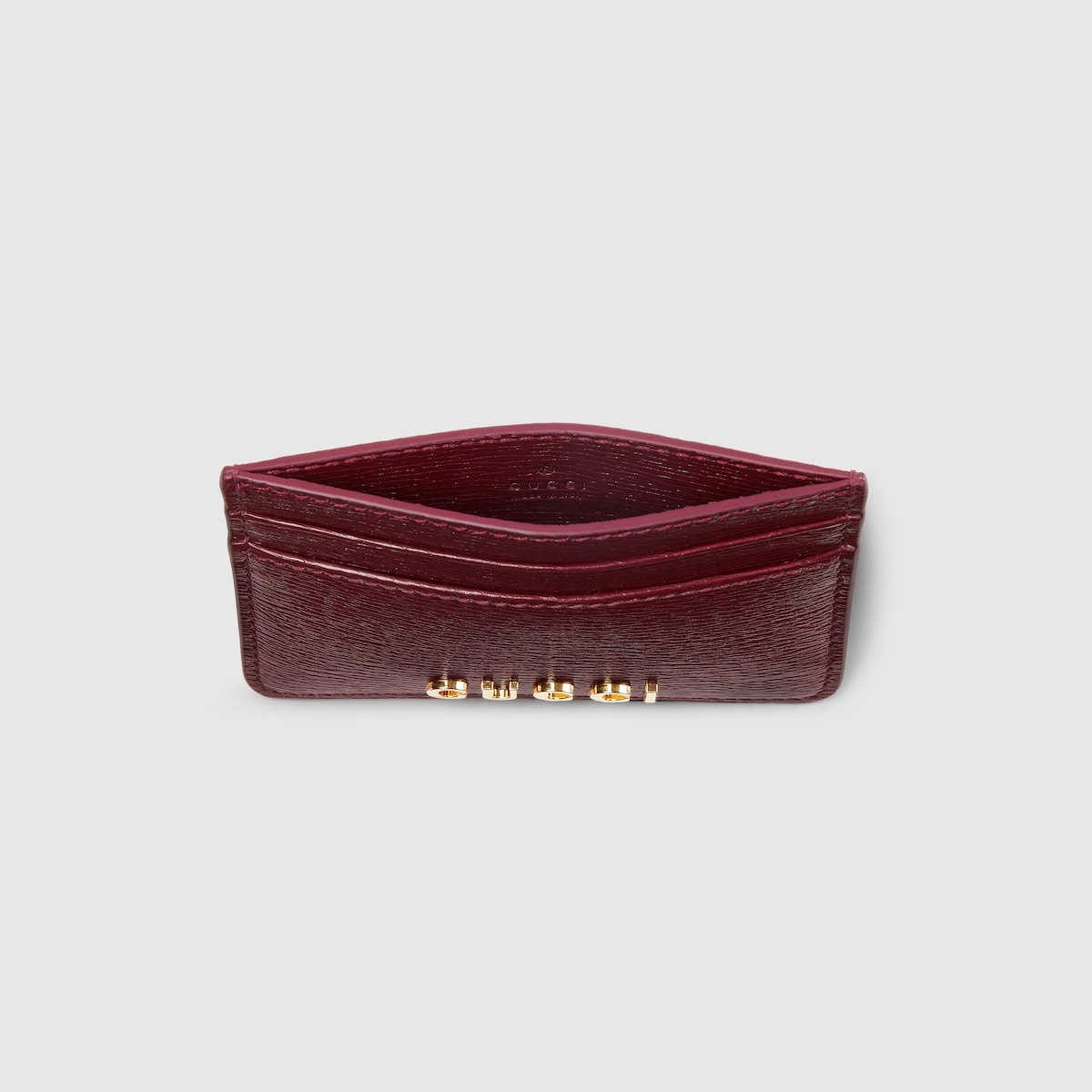 Card case with Gucci script - 2