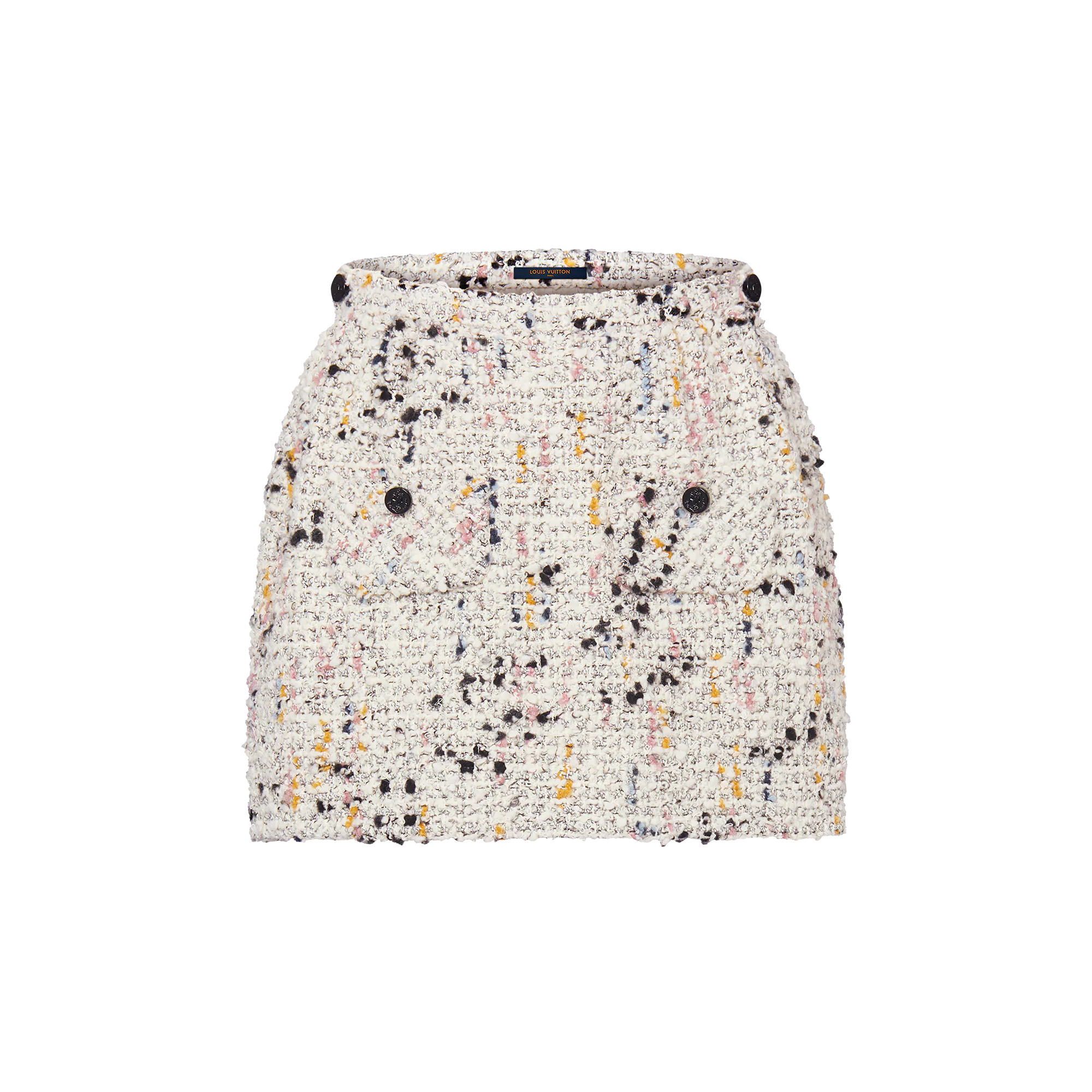 Bouclette Tweed Mini Skirt - 1