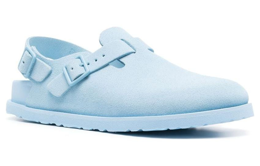 Birkenstock 1774 III Tokio Suede Leather Narrow Fit 'Powder Blue' 1025916 - 2